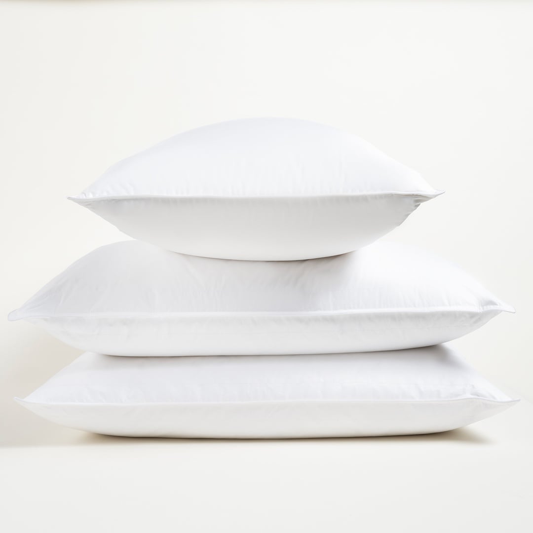 Jutland Kaz Tüyü Pamuk 330 Tc %100 Pamuk Yastık 50x70 Cm Beyaz