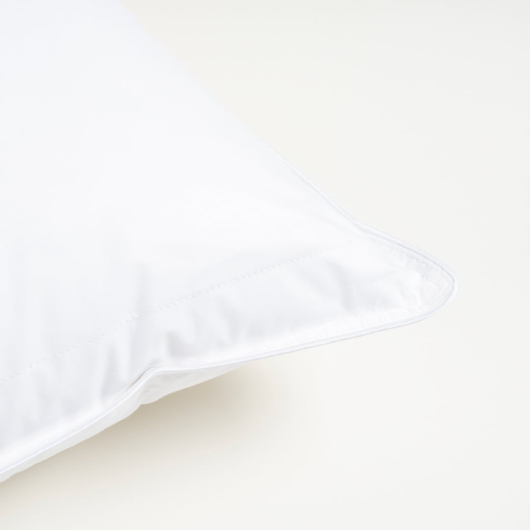 Jutland Kaz Tüyü Pamuk 330 Tc %100 Pamuk Yastık 50x70 Cm Beyaz