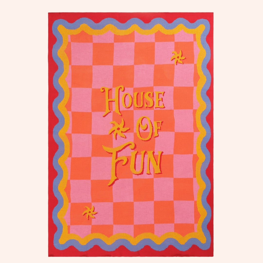 Moda Jakarlı Örme Akrilik Koltuk Şalı 130x170 Cm Renkli