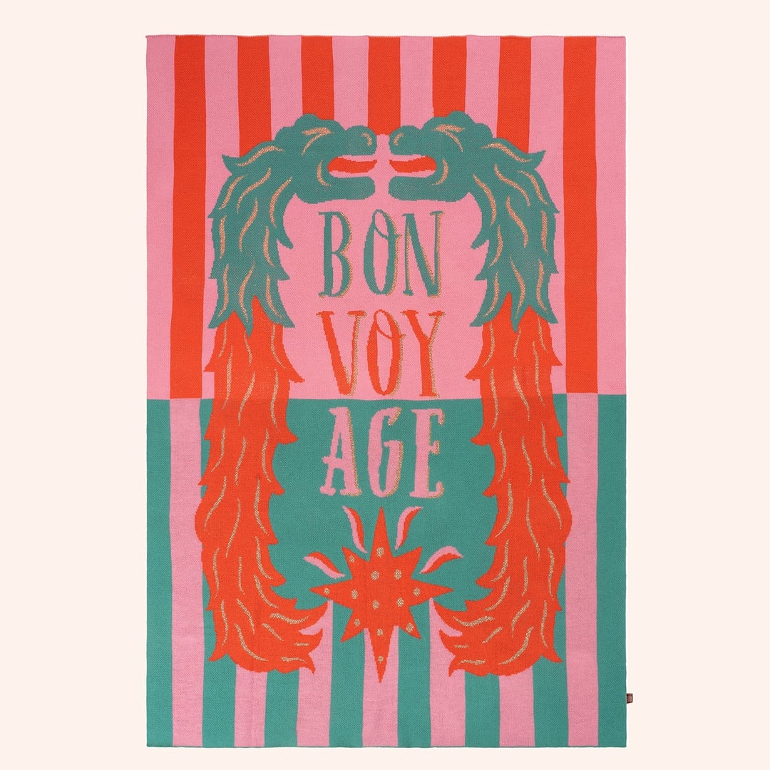 Moda Jakarlı Örme Akrilik Koltuk Şalı 130x170 Cm Renkli