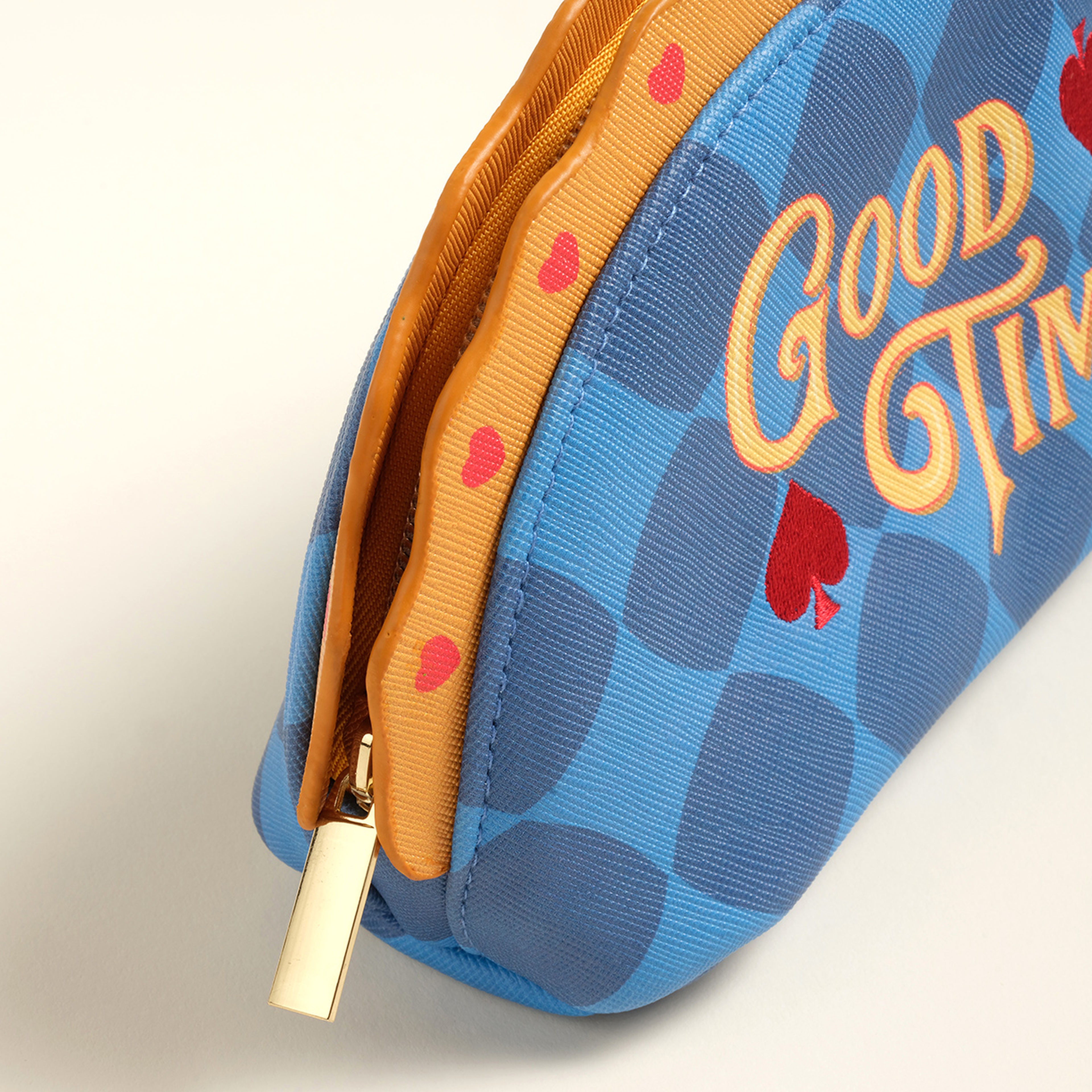 Meılın Pvc Makyaj Çantası 20.5x7x12 Cm Koyu Mavi