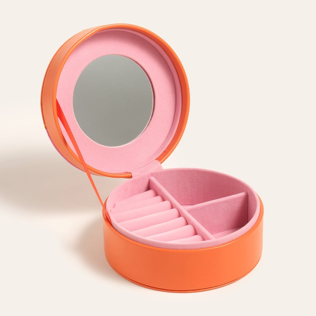 Meılın Pvc Takı Kutusu 13.2x13.2x6.2 Cm Turuncu