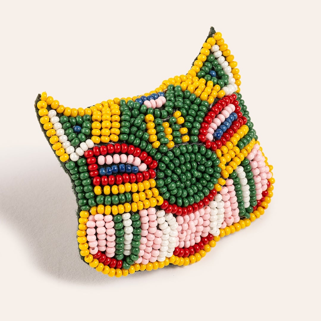 Dadrı Broş 5.5x4 Cm Renkli