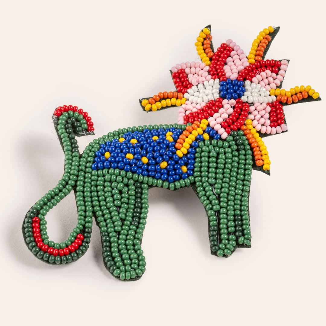 Dadrı Broş 8.5x7 Cm Yeşil