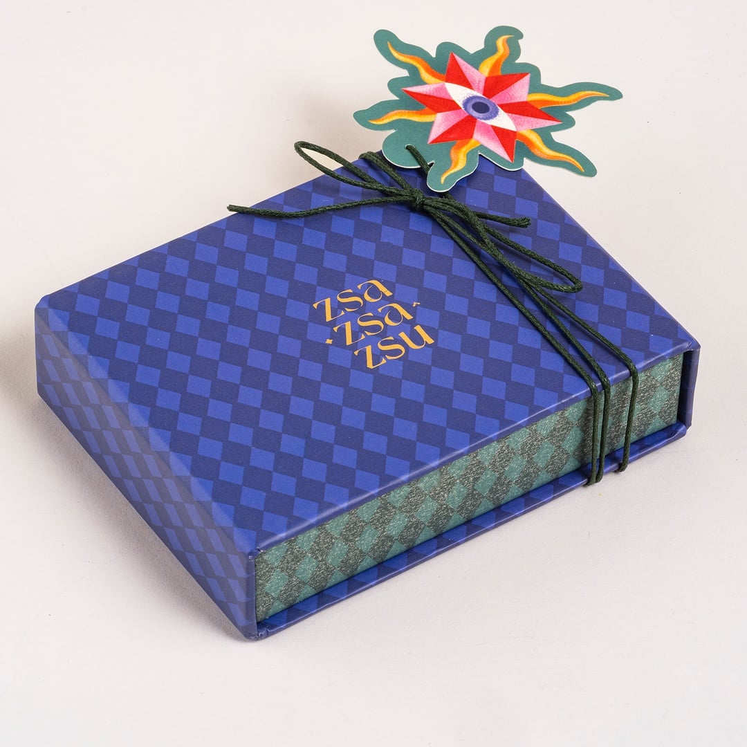 Dadrı Broş 6.5x6.5 Cm Renkli