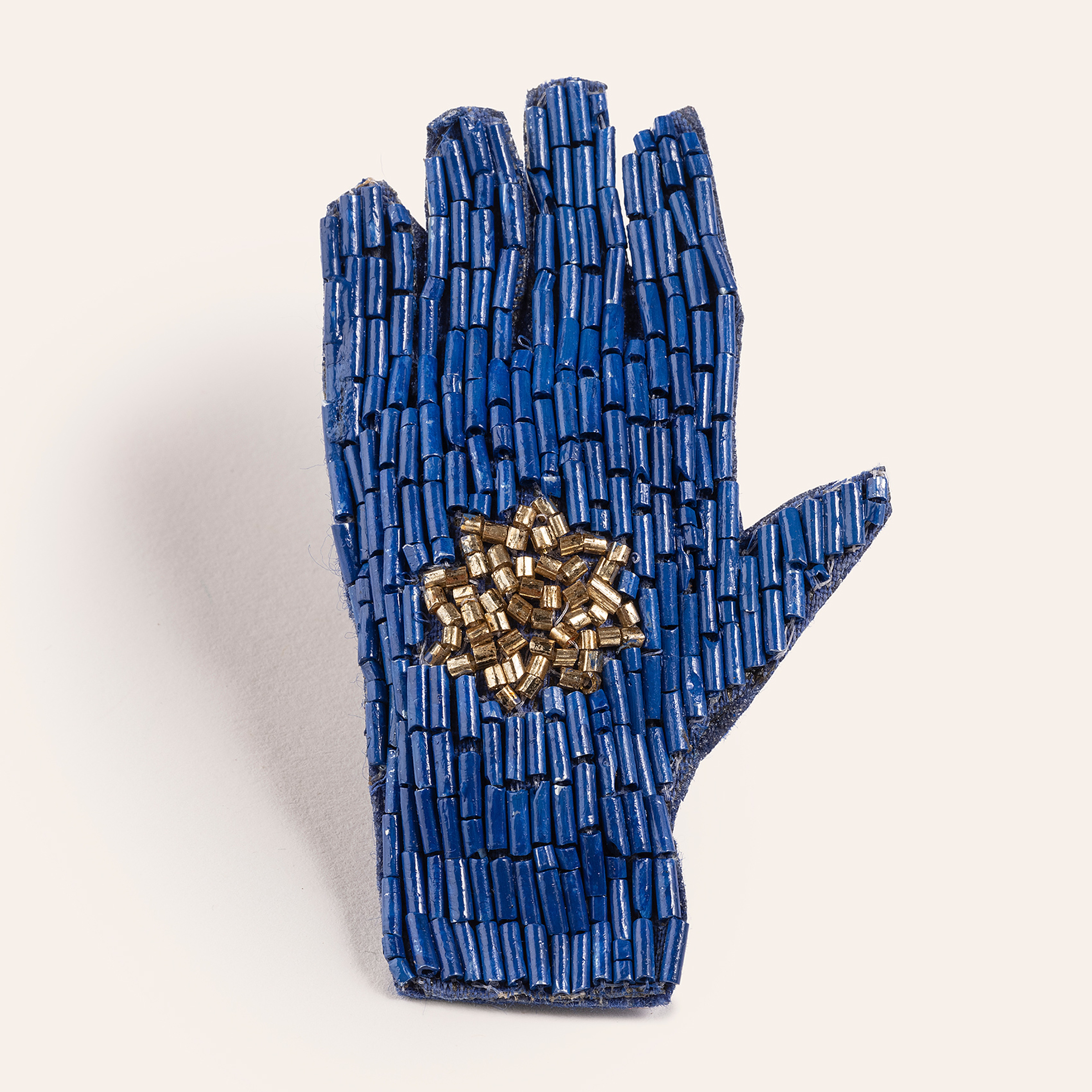 Dadrı Broş 4x8 Cm Mavi