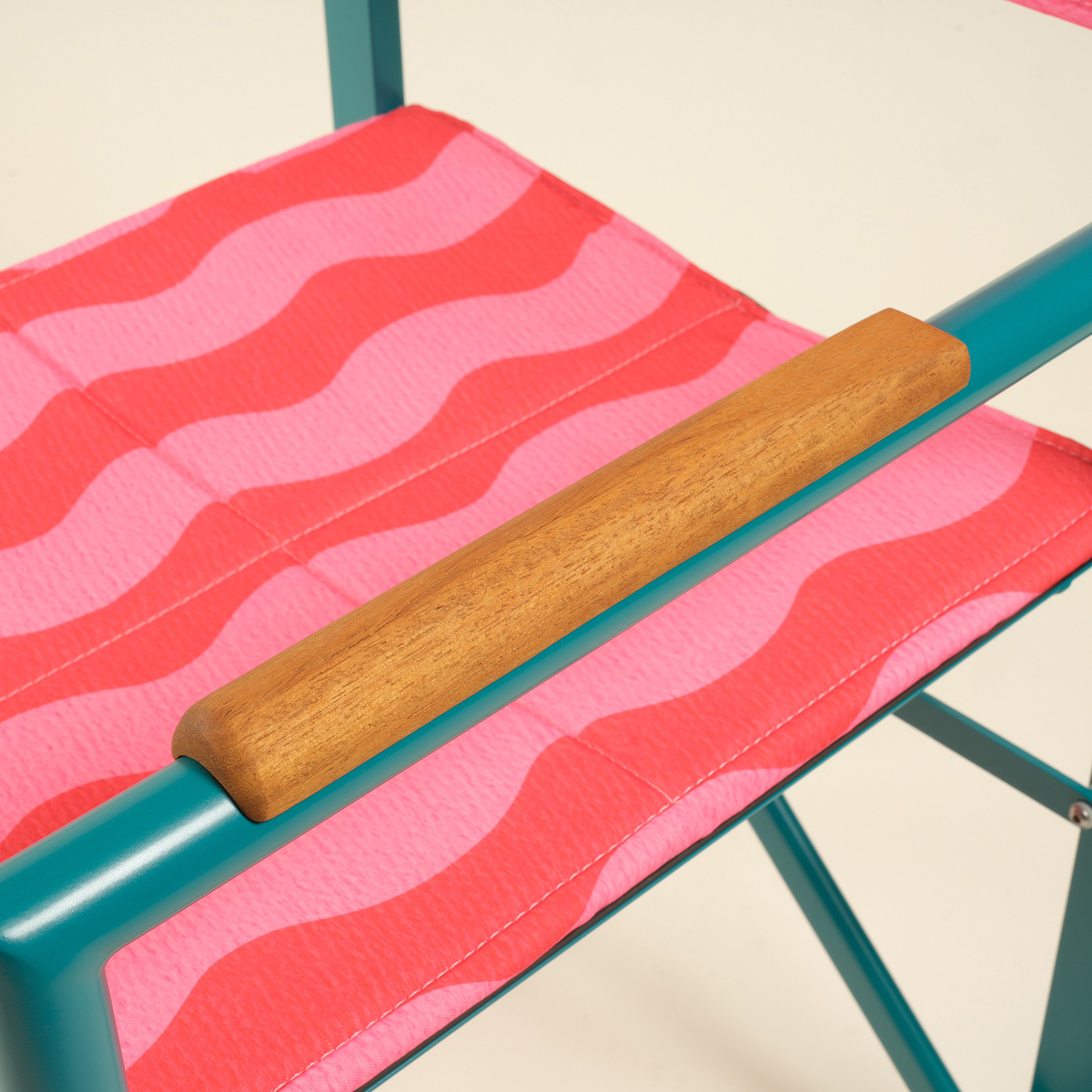 Como Alumınyum / Outdoor Fabrıc Polyester Sandalye 45x42x108 Cm Fuşya