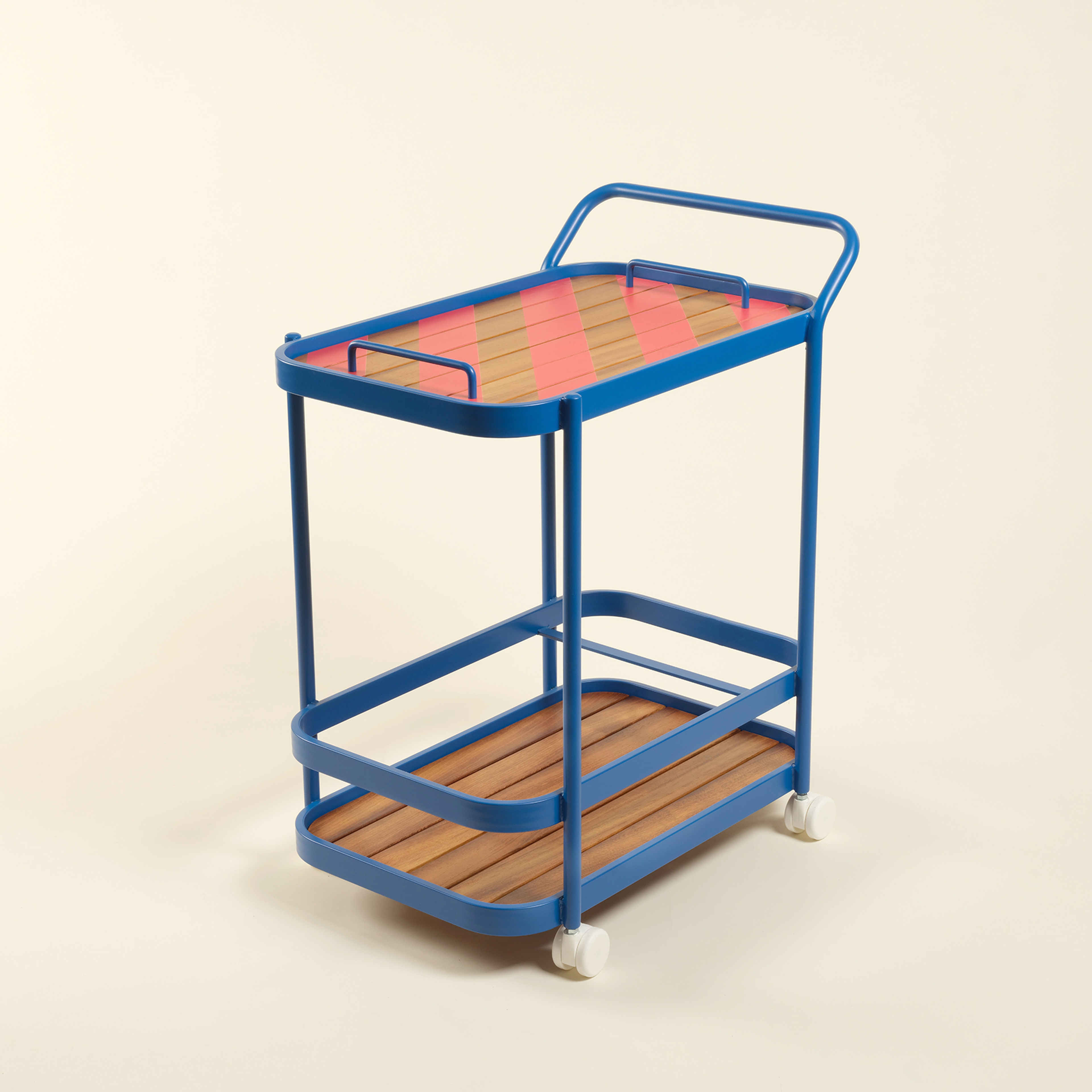 Como Alumınyum Servis Arabası 46x75x90 Cm Lacivert