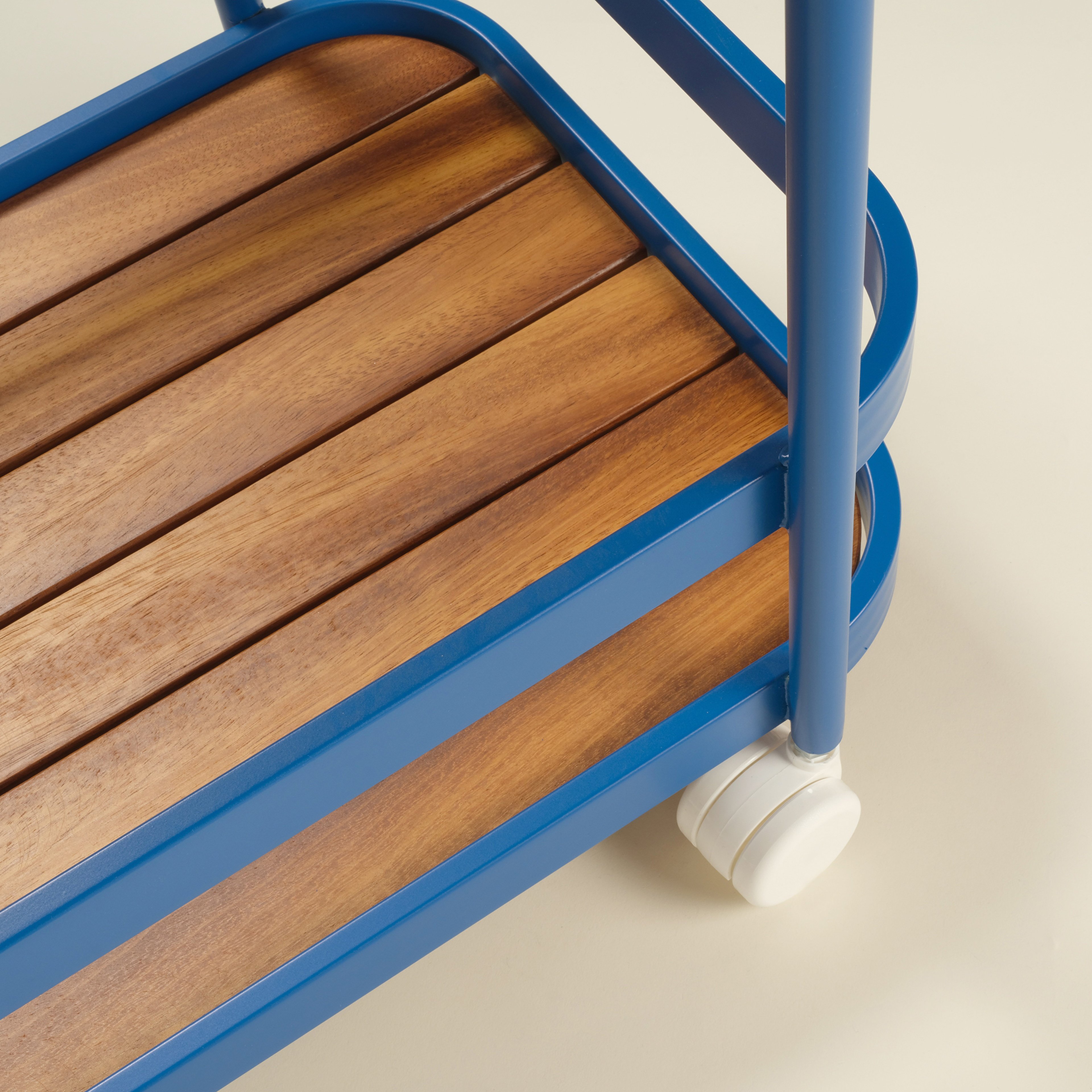 Como Alumınyum Servis Arabası 46x75x90 Cm Lacivert