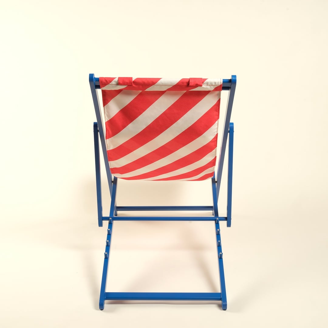 Como Alumınyum / Outdoor Fabrıc Polyester Şezlong 65x137x100 Cm Kırmızı