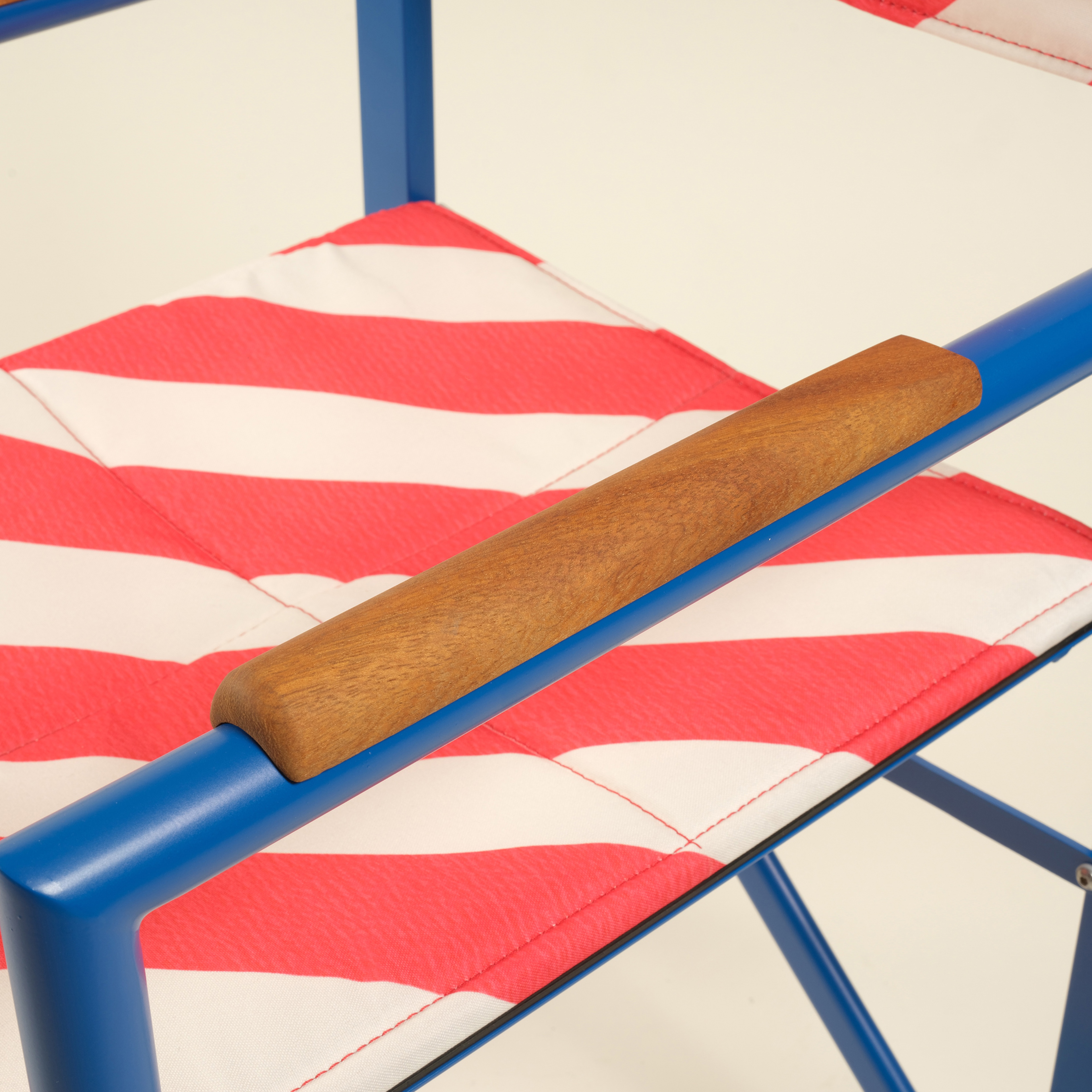 Como Alumınyum / Outdoor Fabrıc Polyester Sandalye 45x42x108 Cm Kırmızı