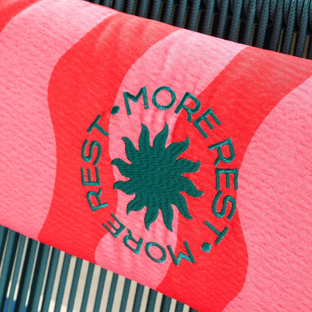 Como Alumınyum / Outdoor Fabrıc Polyester Sandalye 63x112x94 Cm Fuşya