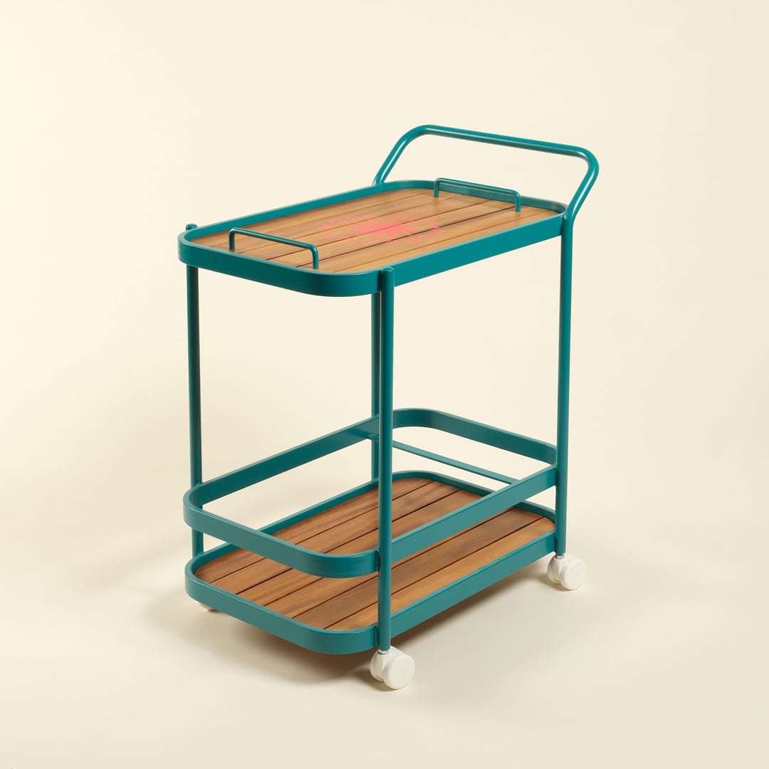 Como Alumınyum Servis Arabası 46x75x90 Cm Yeşil