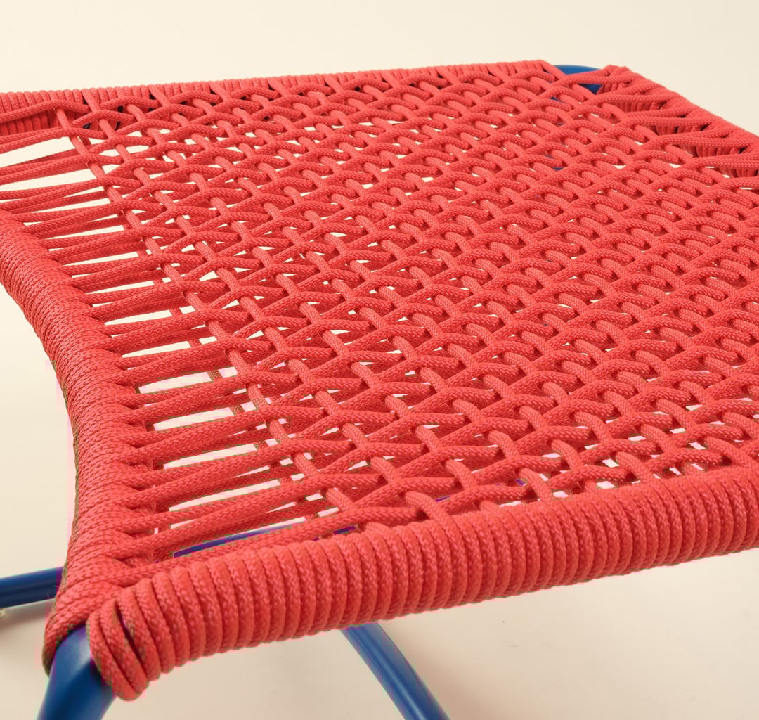 Como Alumınyum Sandalye 81x69x75 Cm Lacivert - Kırmızı