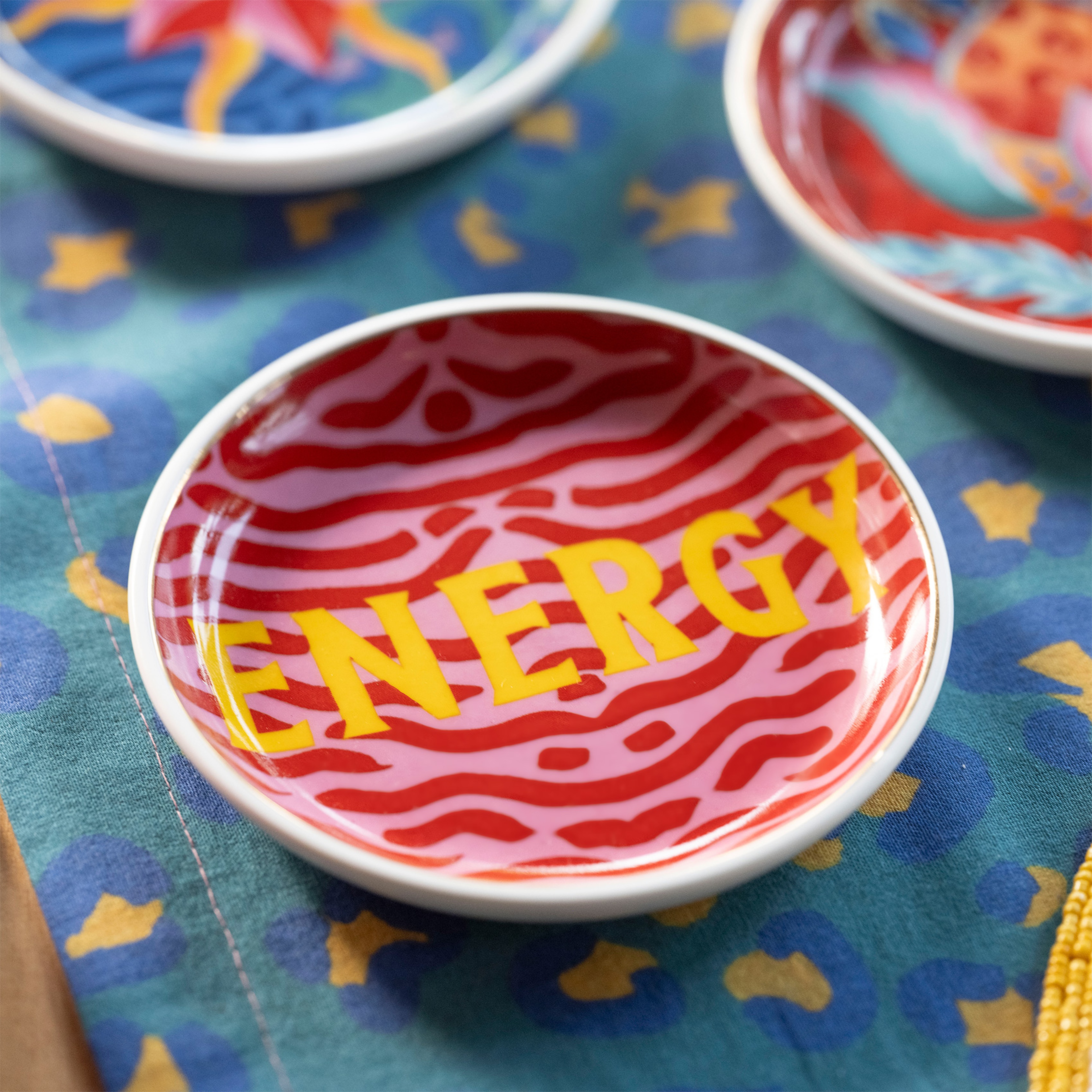 Luohu Porselen Tabak 10 Cm Renkli