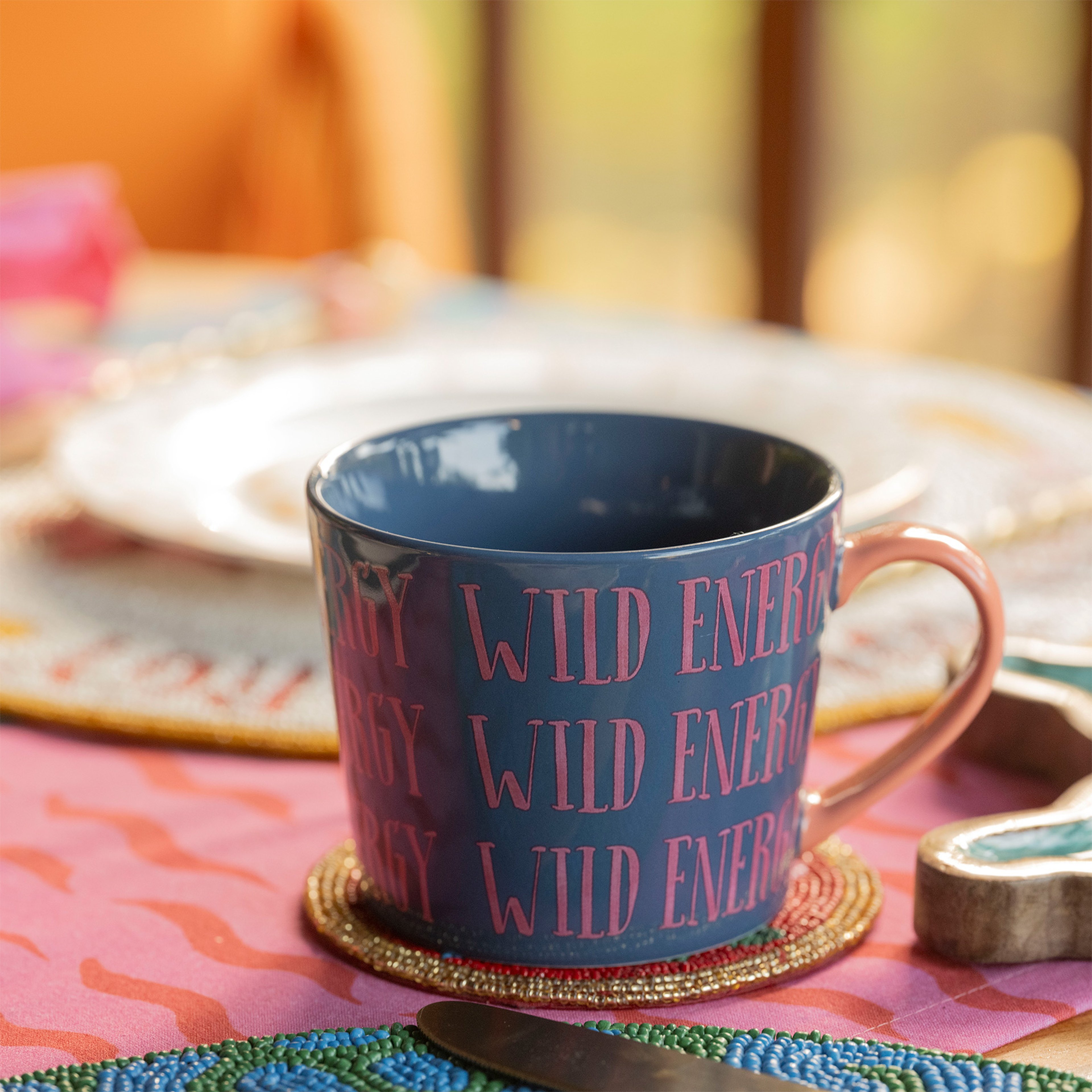 Luohu Porselen Kupa 360 Ml Renkli