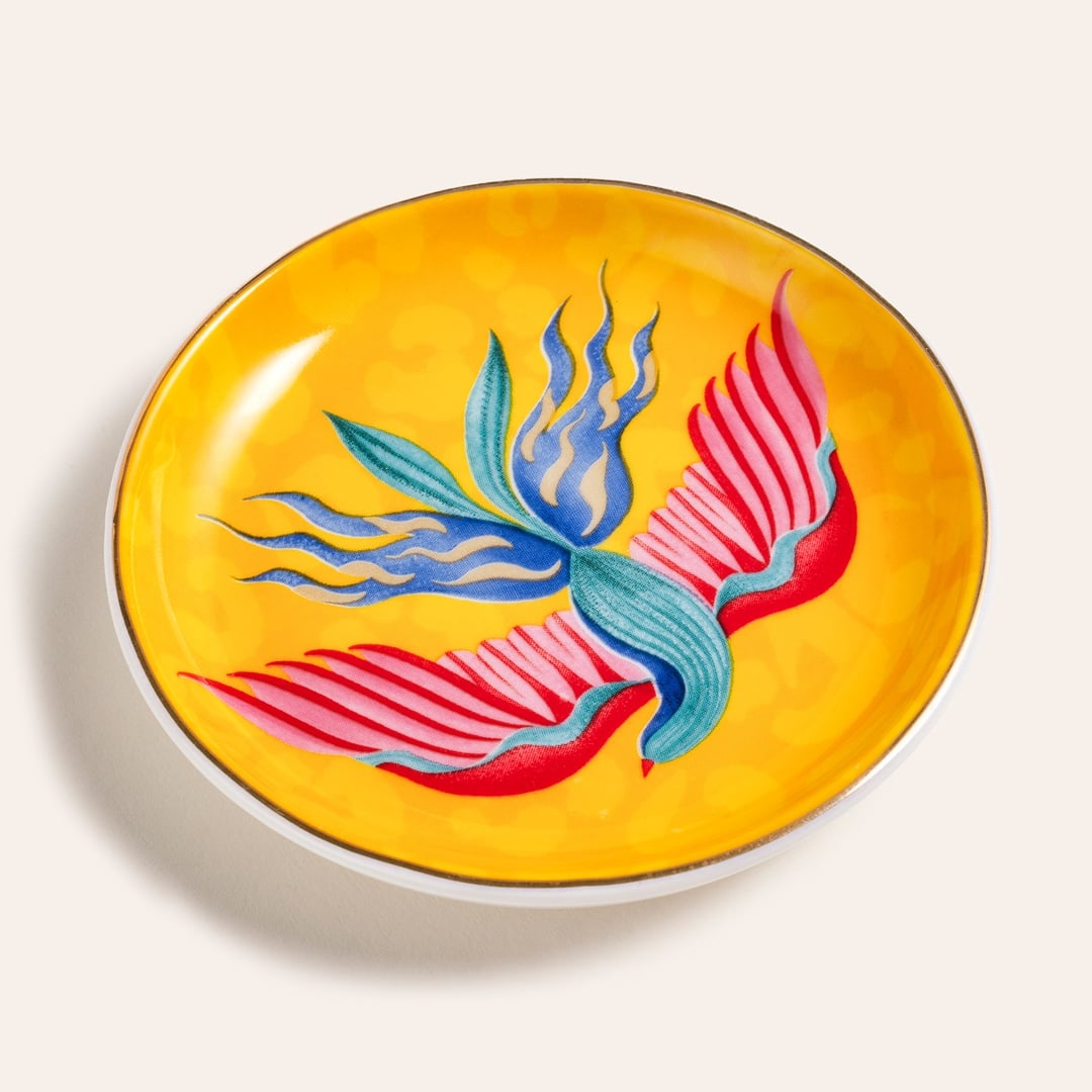 Luohu Porselen Tabak 10 Cm Renkli