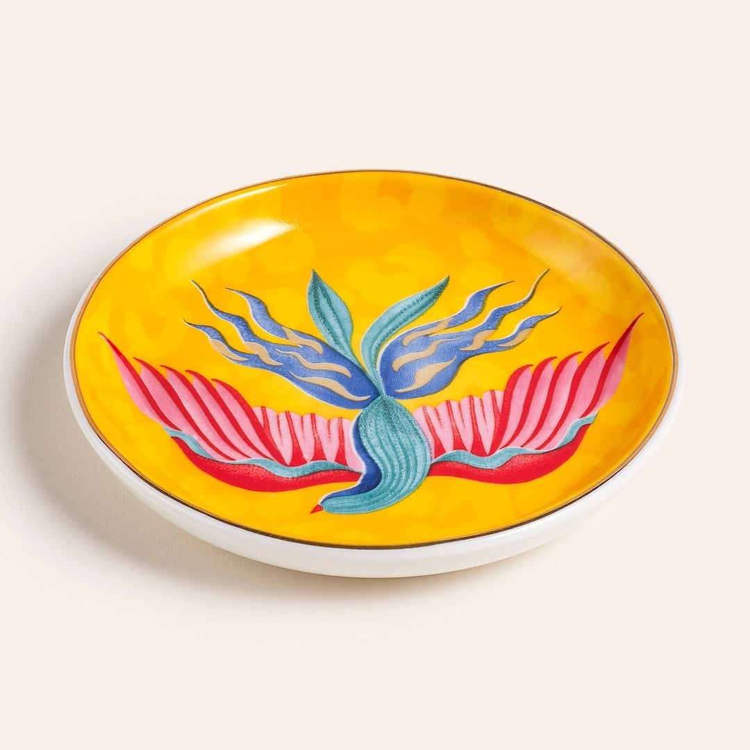 Luohu Porselen Tabak 10 Cm Renkli