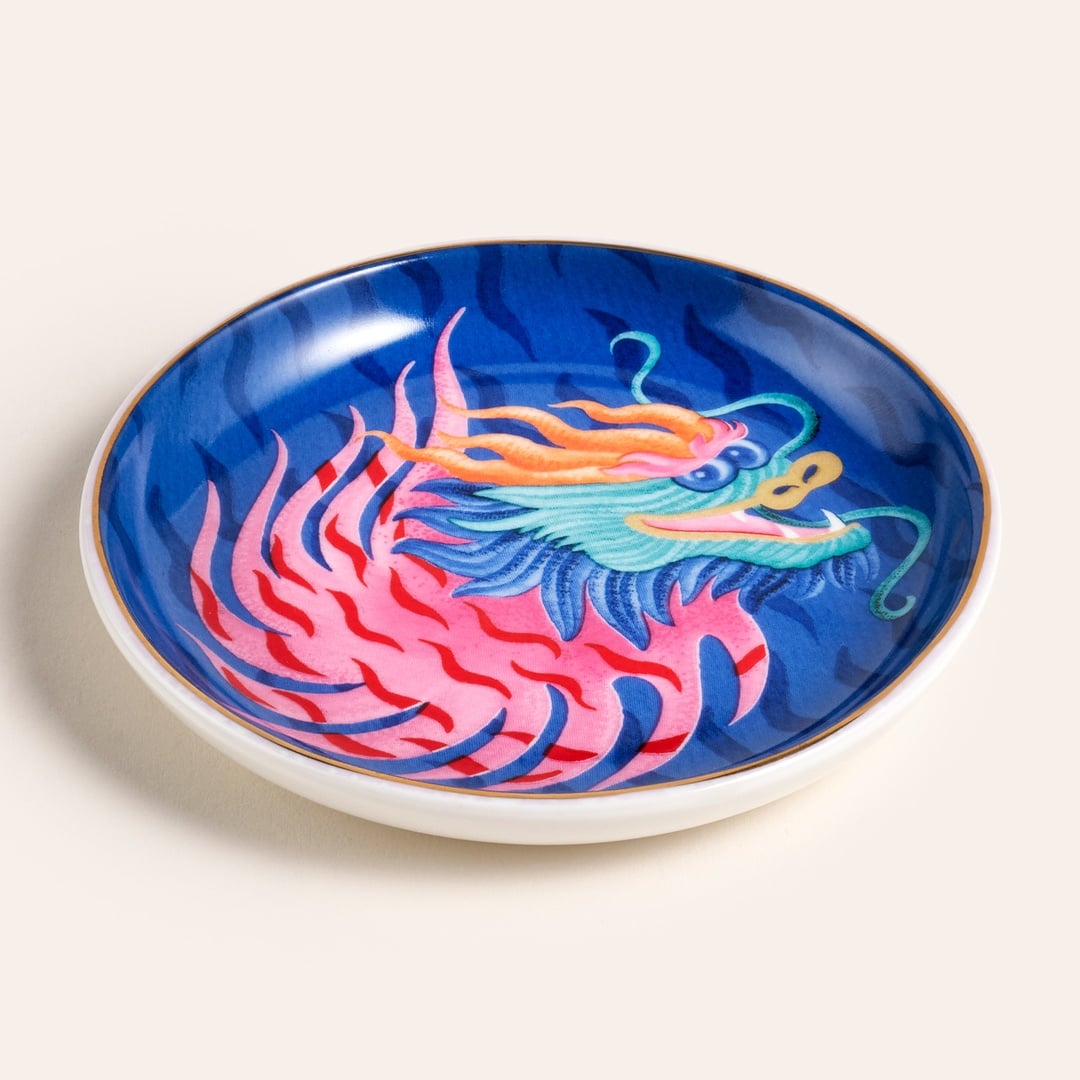 Luohu Porselen Tabak 10 Cm Renkli