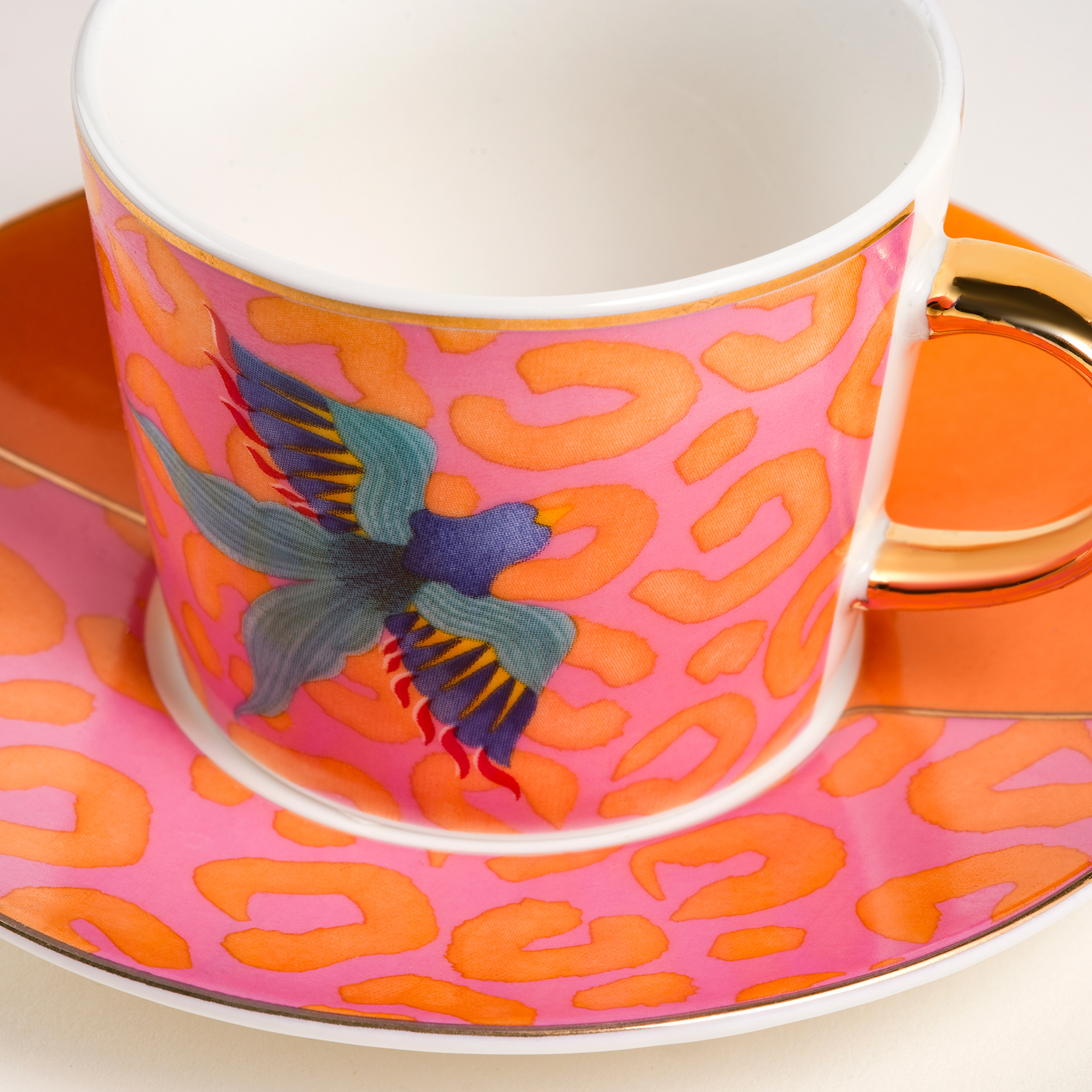 Luohu Porselen Kahve Seti 90 Ml Renkli