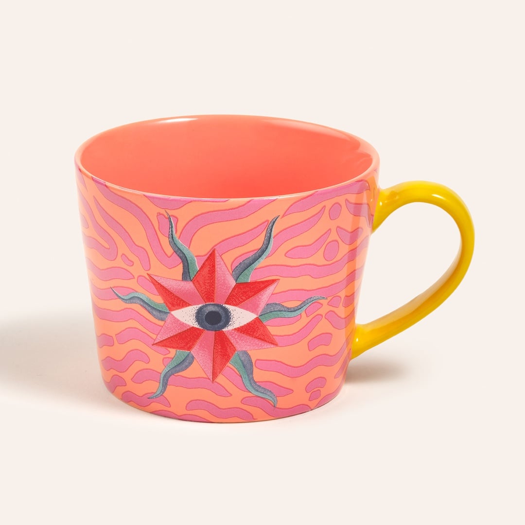 Luohu Porselen Kupa 360 Ml Renkli