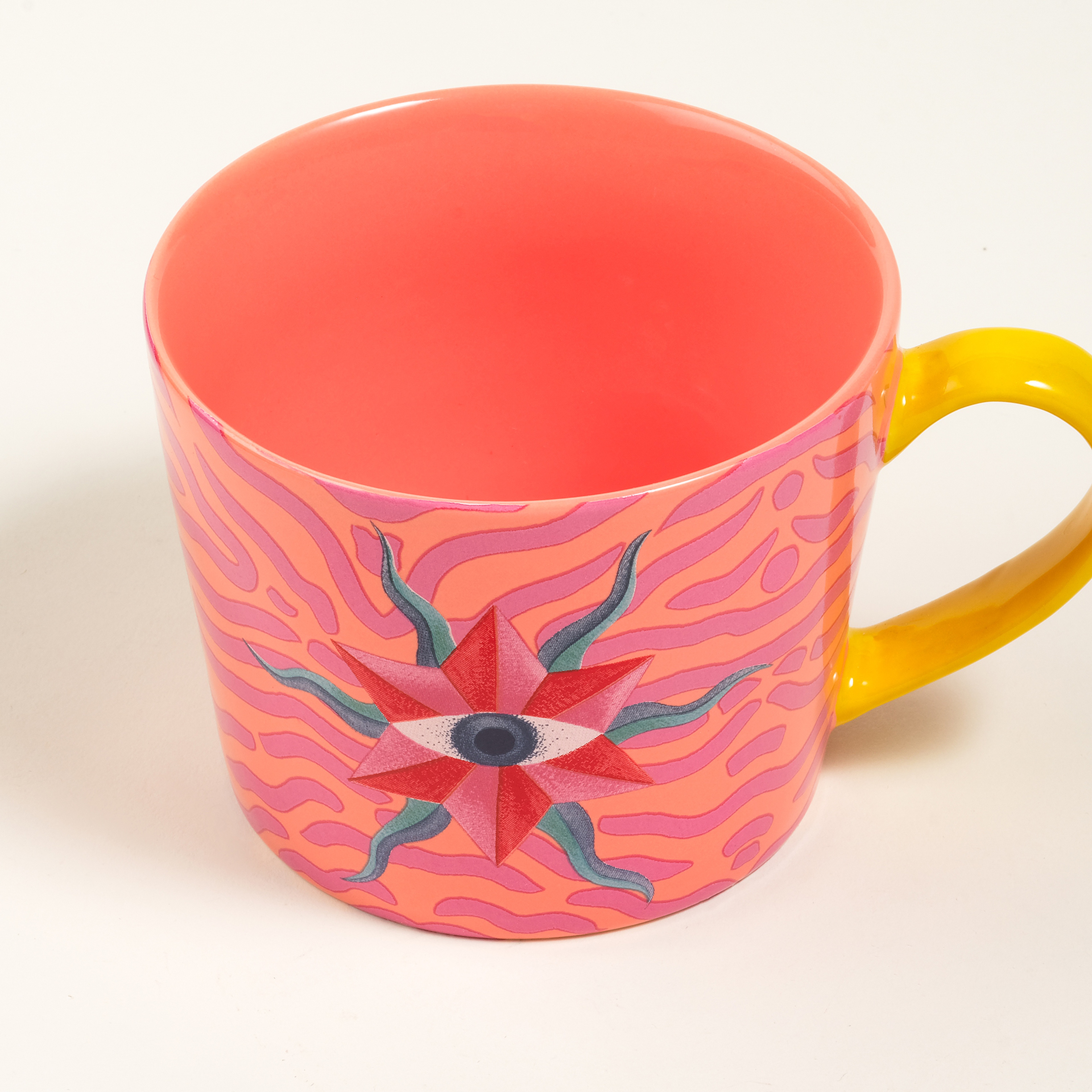 Luohu Porselen Kupa 360 Ml Renkli