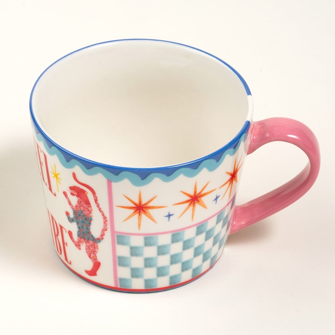 Luohu Porselen Kupa 360 Ml Renkli