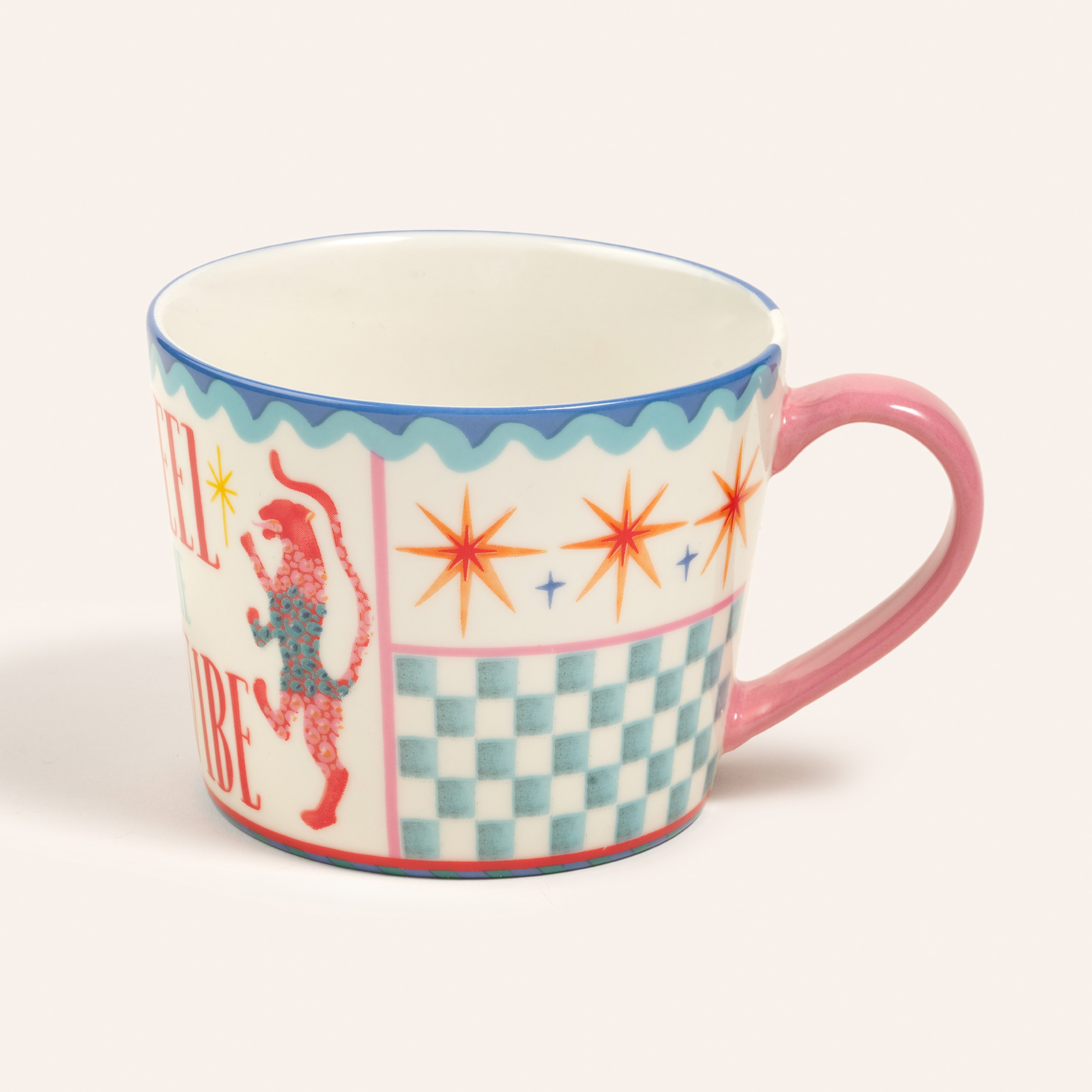 Luohu Porselen Kupa 360 Ml Renkli