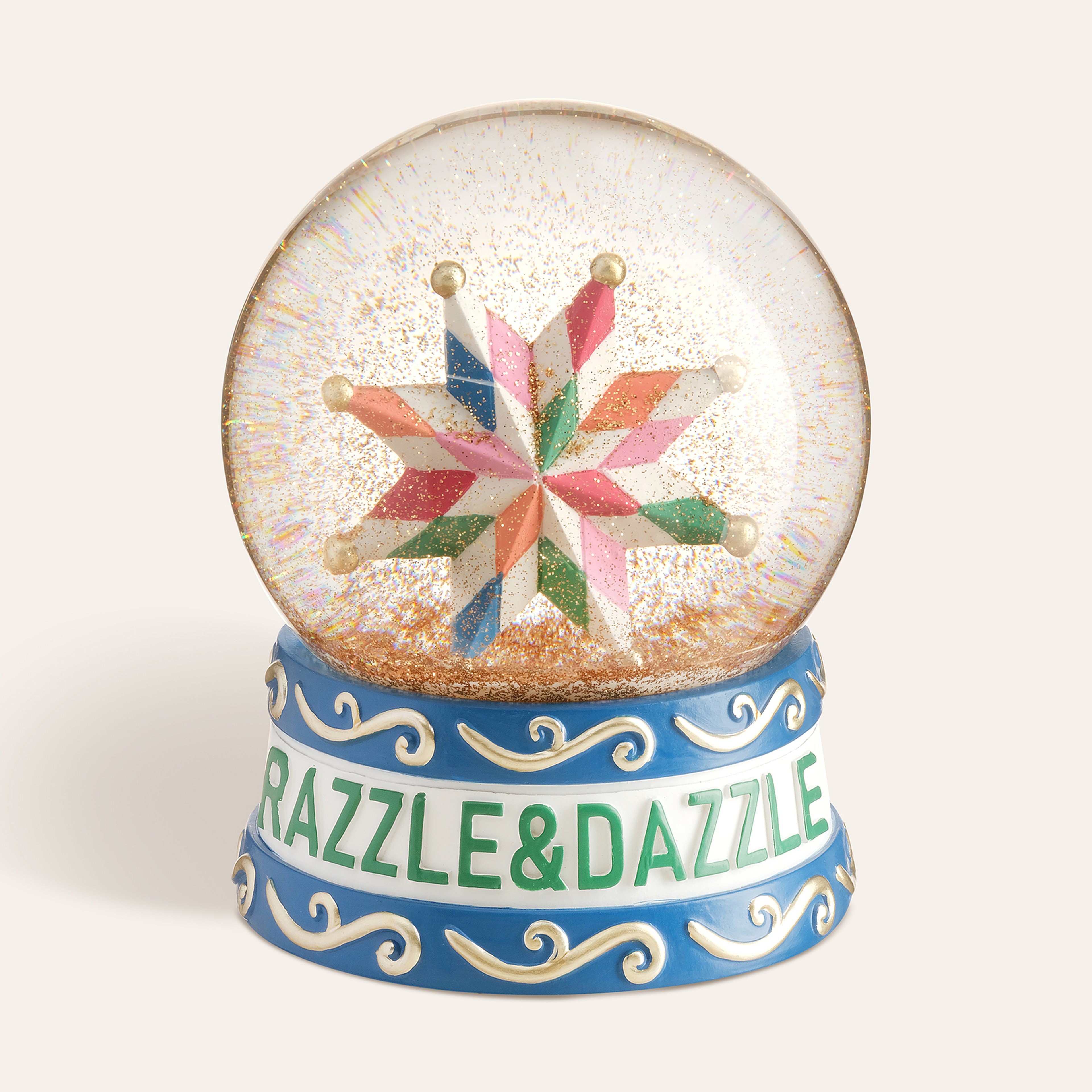 Meılın Cam Kar Küresi 10x10x13 Cm Renkli