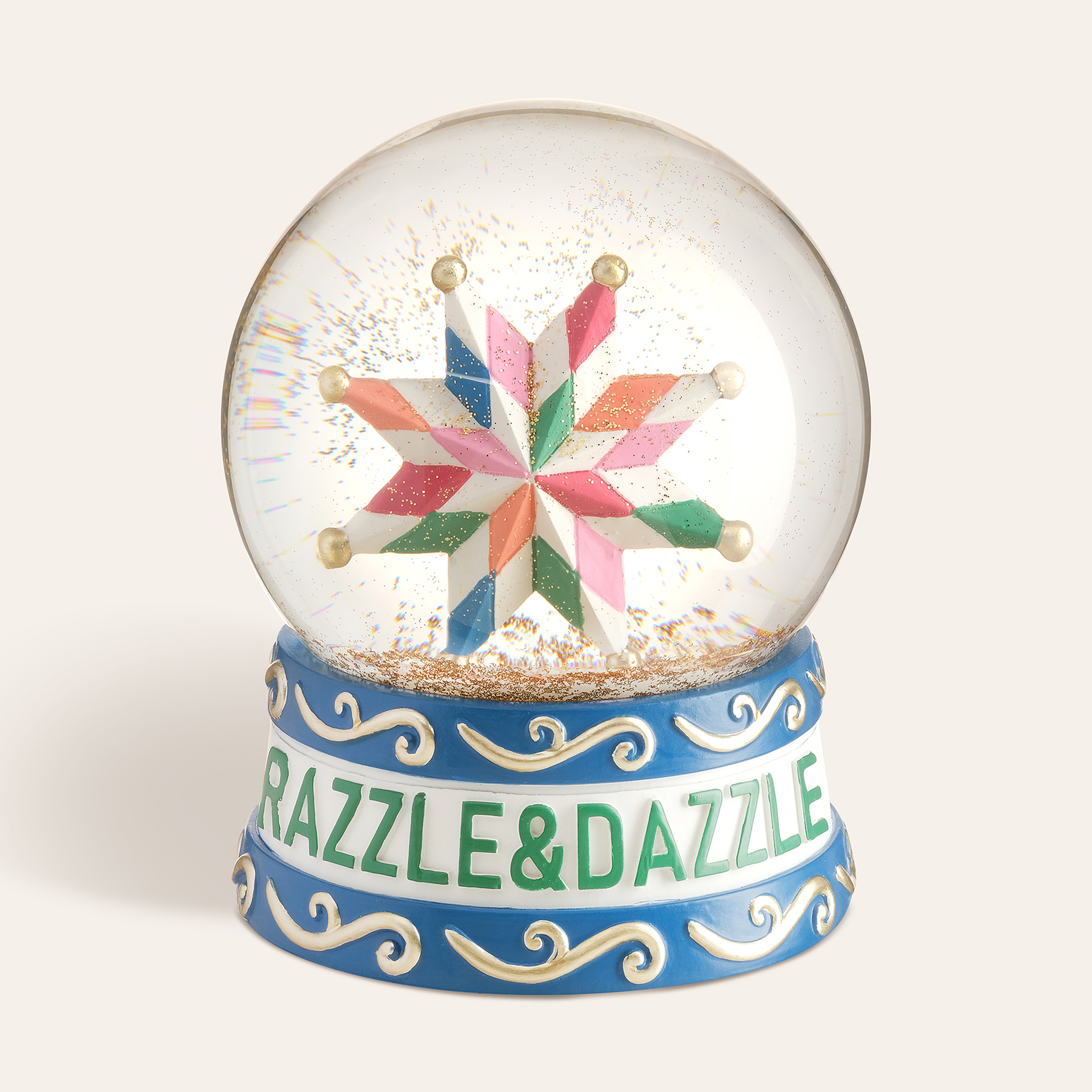 Meılın Cam Kar Küresi 10x10x13 Cm Renkli