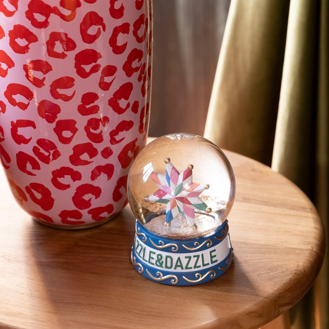 Meılın Cam Kar Küresi 10x10x13 Cm Renkli