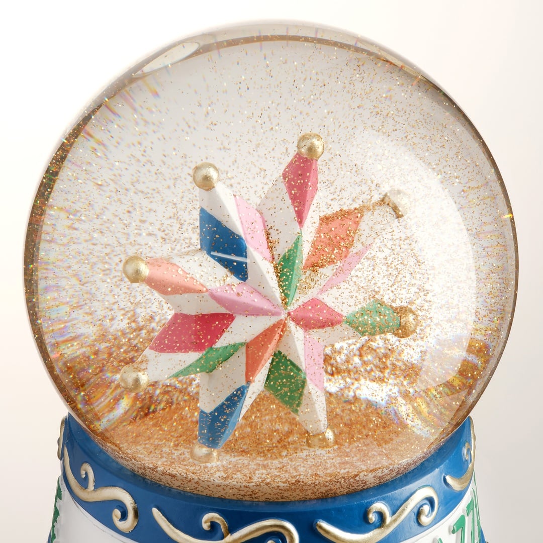 Meılın Cam Kar Küresi 10x10x13 Cm Renkli