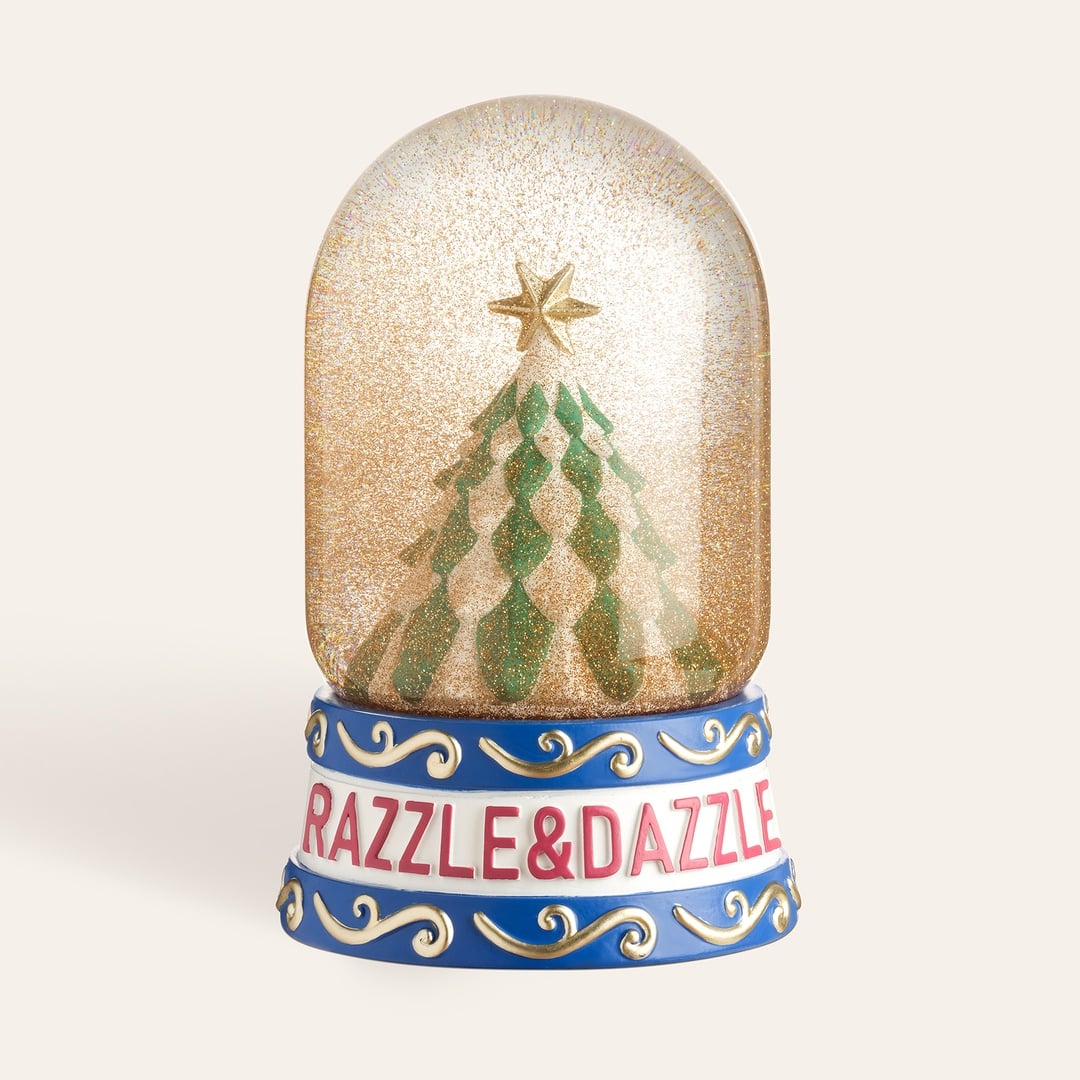 Meılın Cam Kar Küresi 10x10x18,5 Cm Yeşil