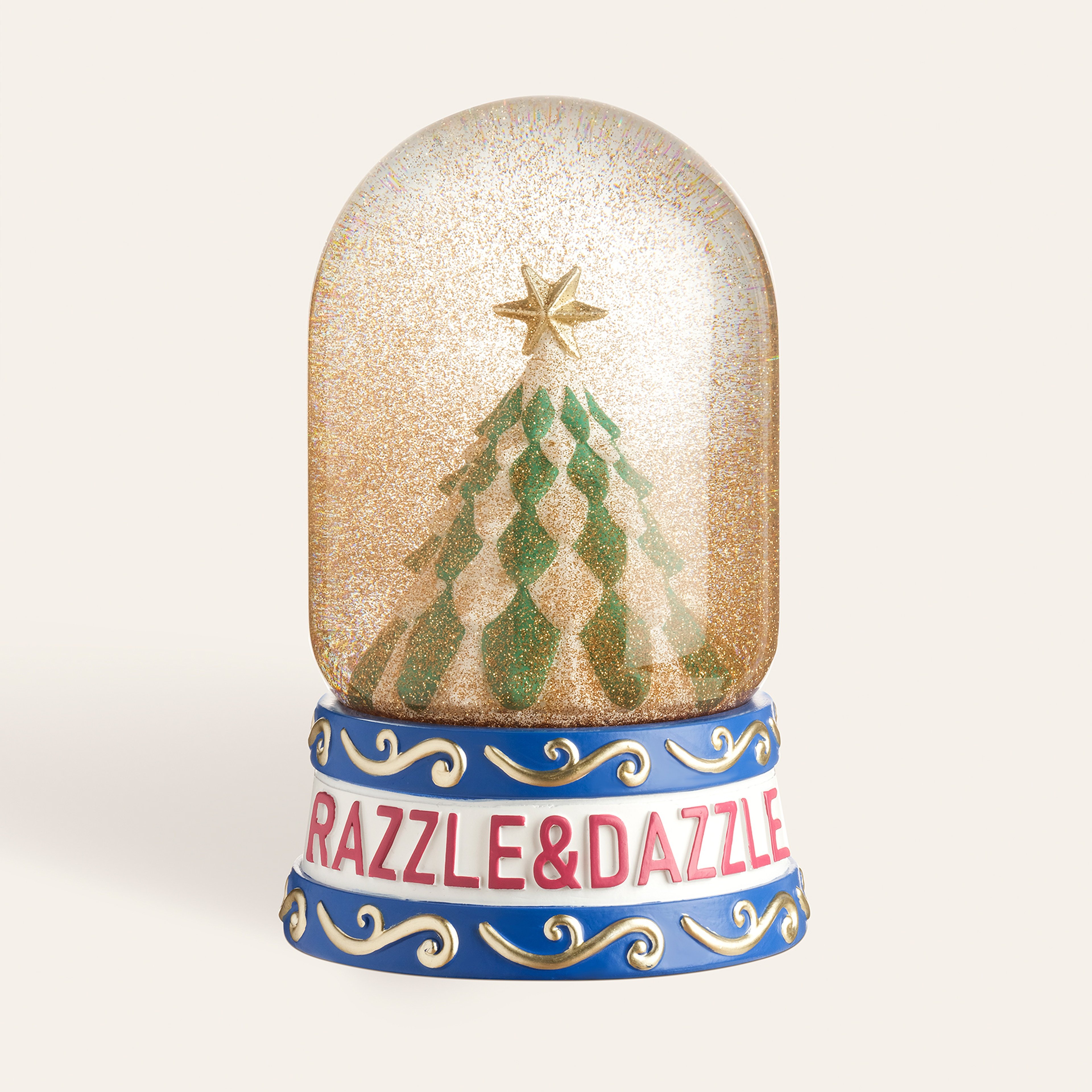 Meılın Cam Kar Küresi 10x10x18,5 Cm Yeşil