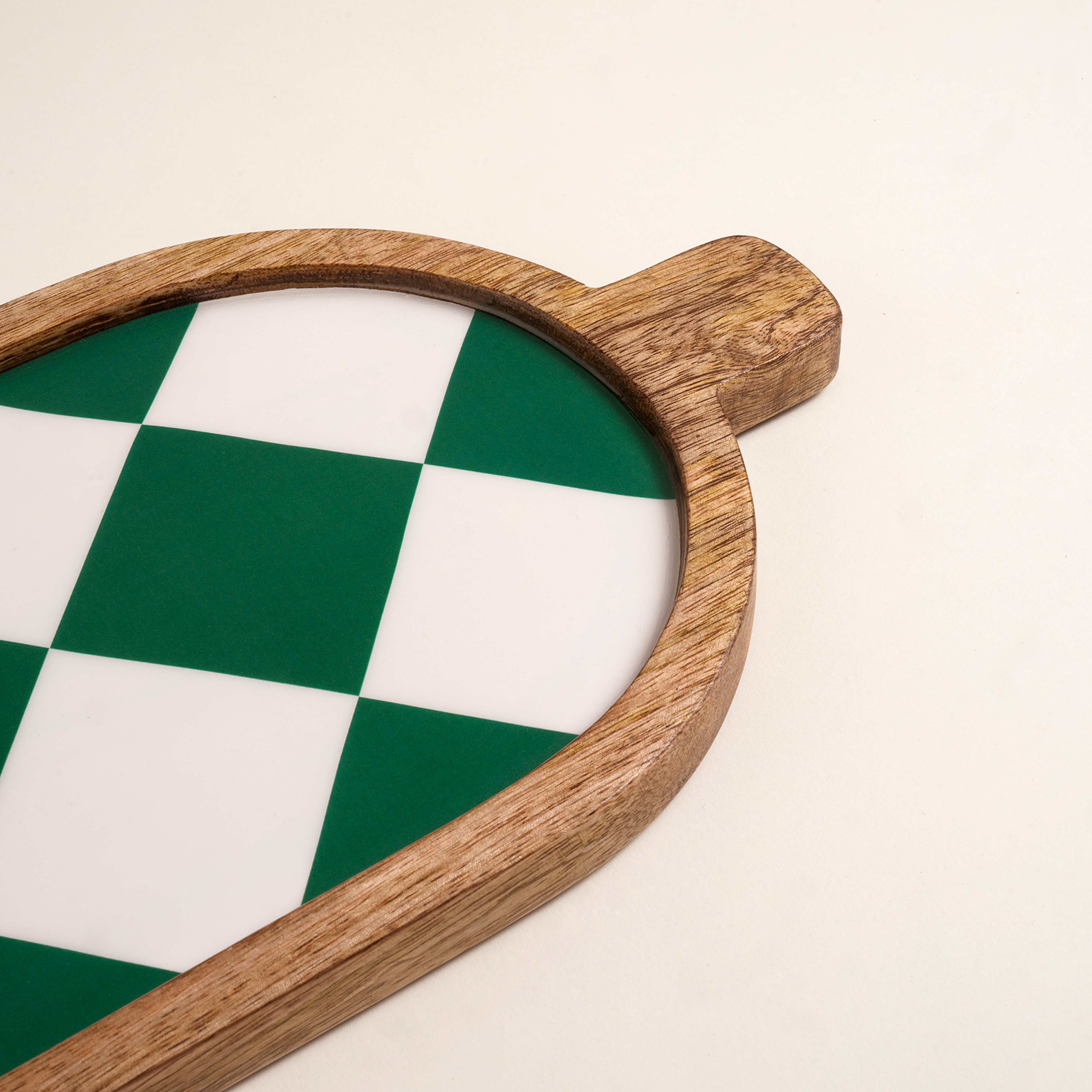 Lakrı Mango Ağacı Sunum Tahtası 30x18x2 Cm Yeşil