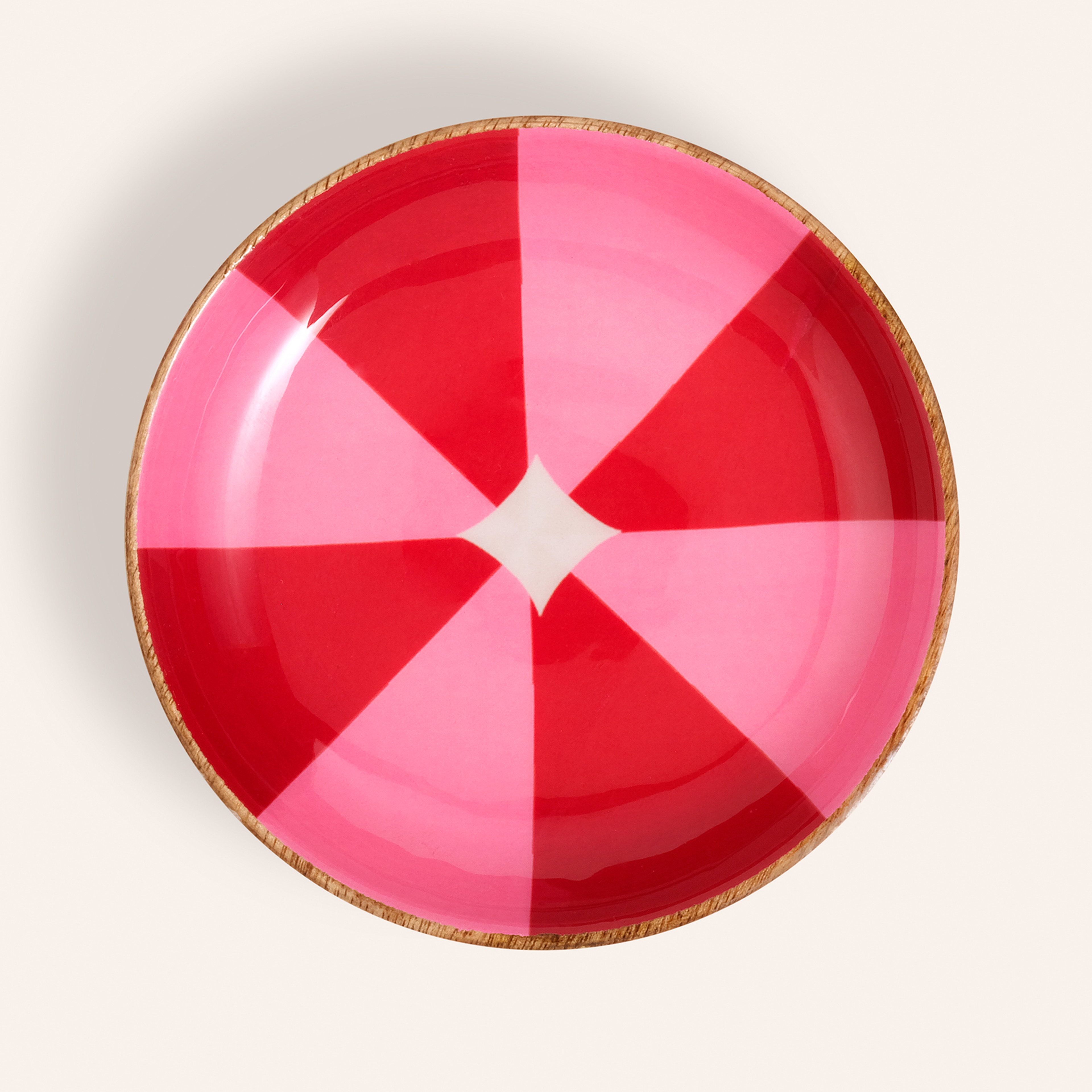 Lakrı Mango Ağacı Kase 13x13x4 Cm Fuşya - Pembe