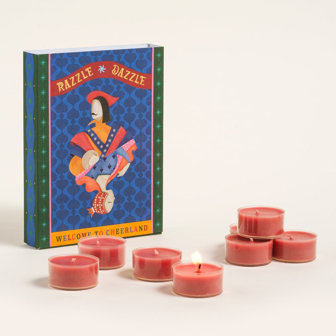 Misi Parafın Mum 12x16 Cm Bordo