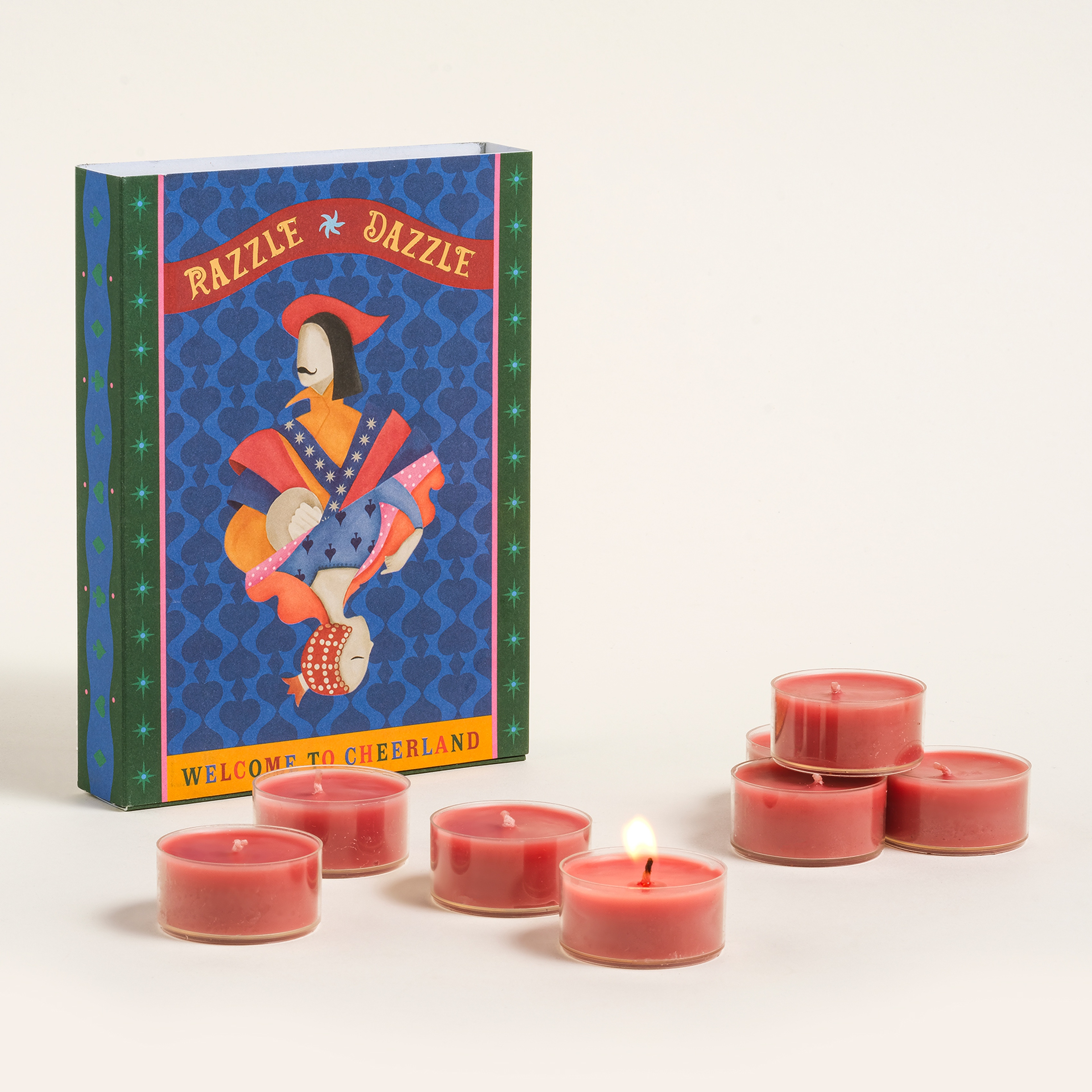 Misi Parafın Mum 12x16 Cm Bordo