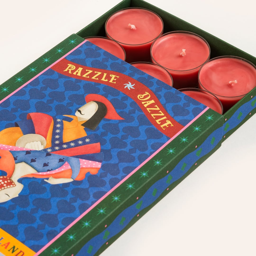 Misi Parafın Mum 12x16 Cm Bordo