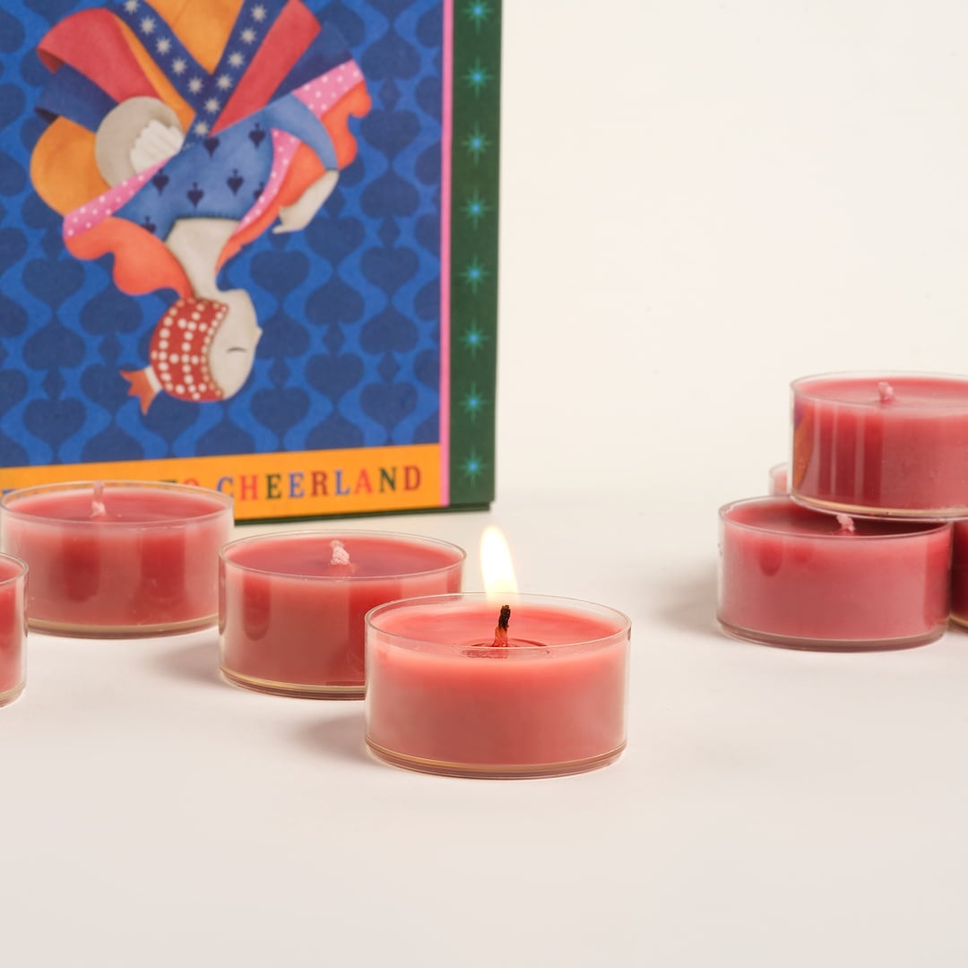 Misi Parafın Mum 12x16 Cm Bordo