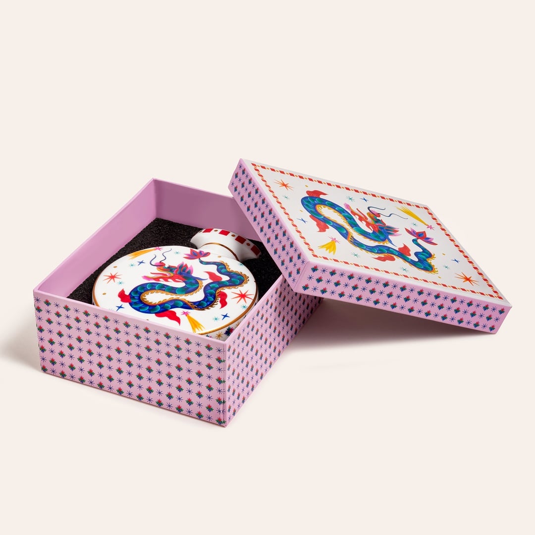 Shekou Porselen Dekoratif Obje 375 Ml Renkli