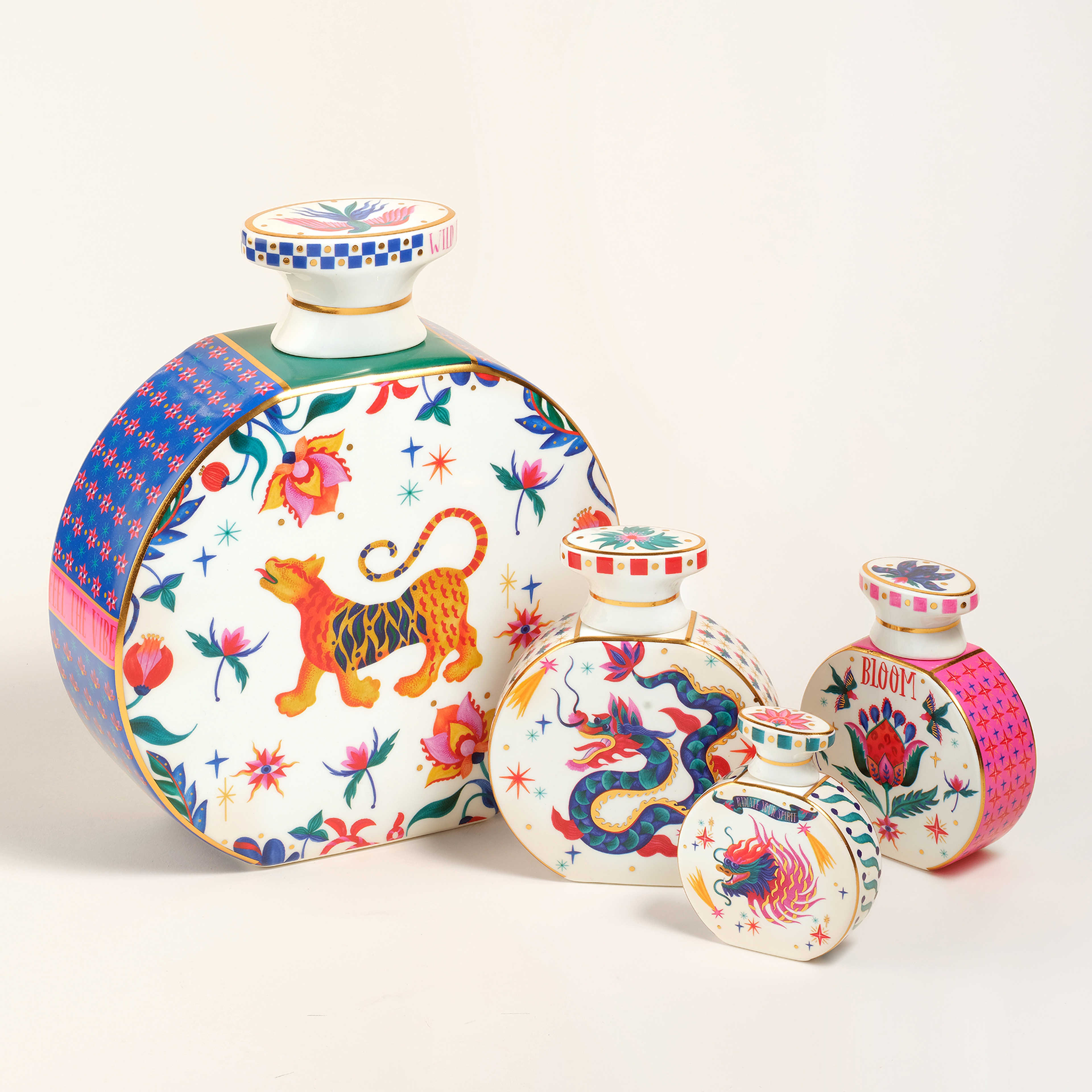 Shekou Porselen Dekoratif Obje 375 Ml Renkli