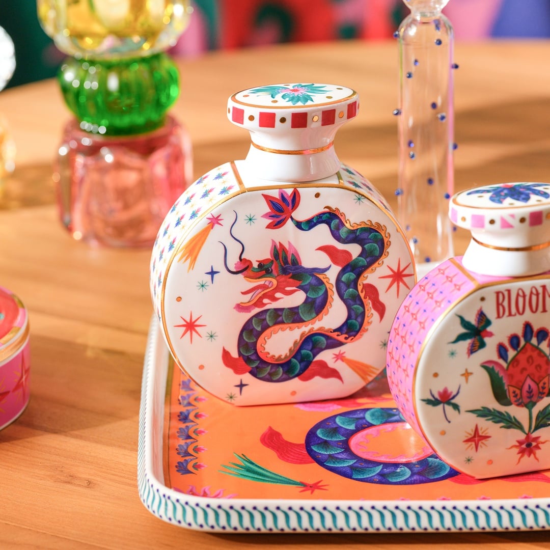 Shekou Porselen Dekoratif Obje 375 Ml Renkli