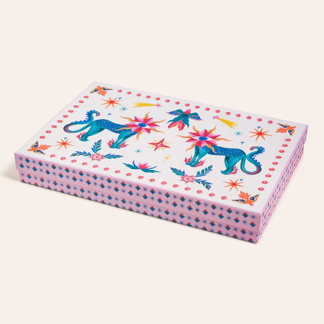 Shekou Porselen Dekoratif Tepsi 31x20x3 Cm Renkli