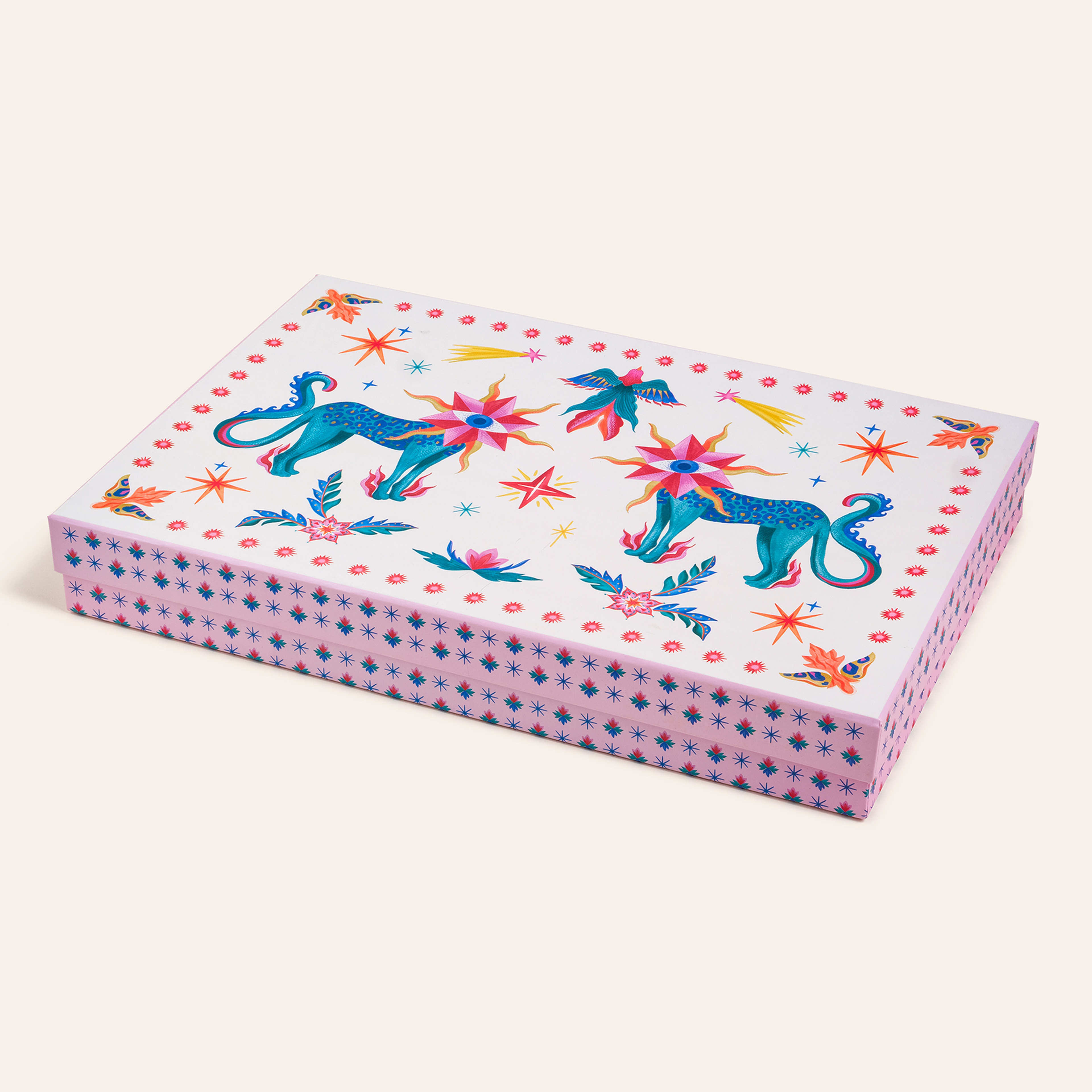 Shekou Porselen Dekoratif Tepsi 31x20x3 Cm Renkli