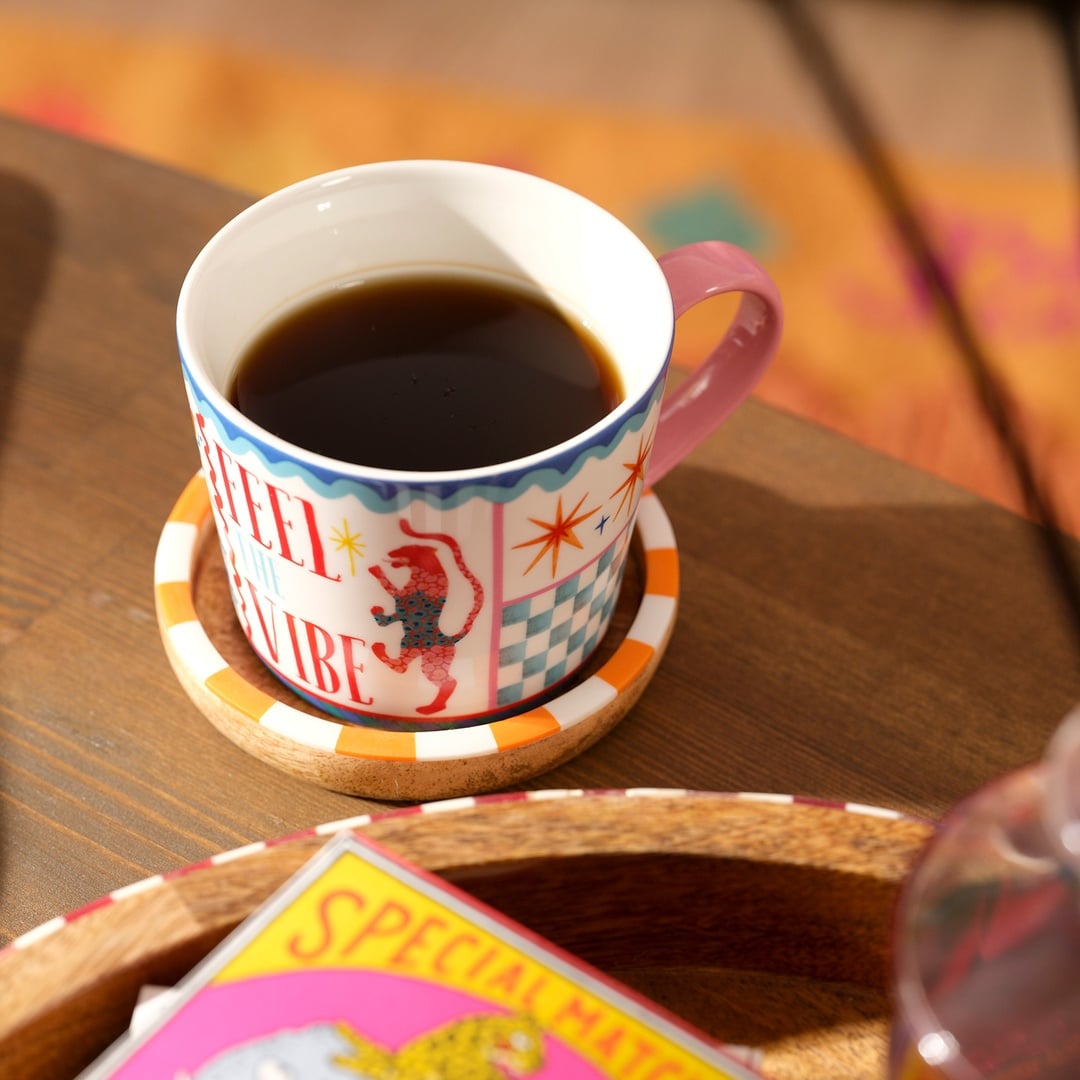 Luohu Porselen Kupa 360 Ml Renkli