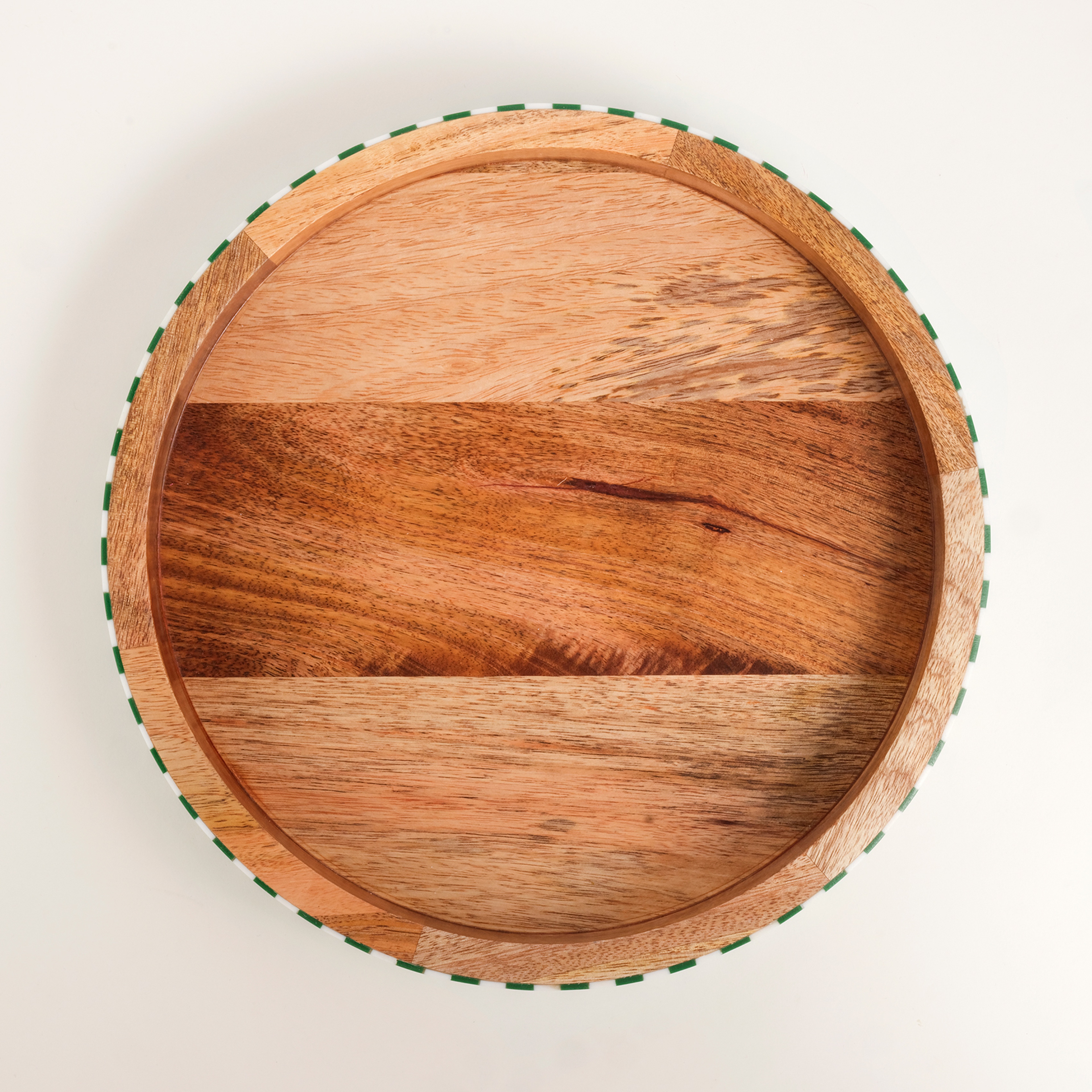 Nohar Mango Ağacı - Reçine Tepsi 32x32x5 Cm Yeşil