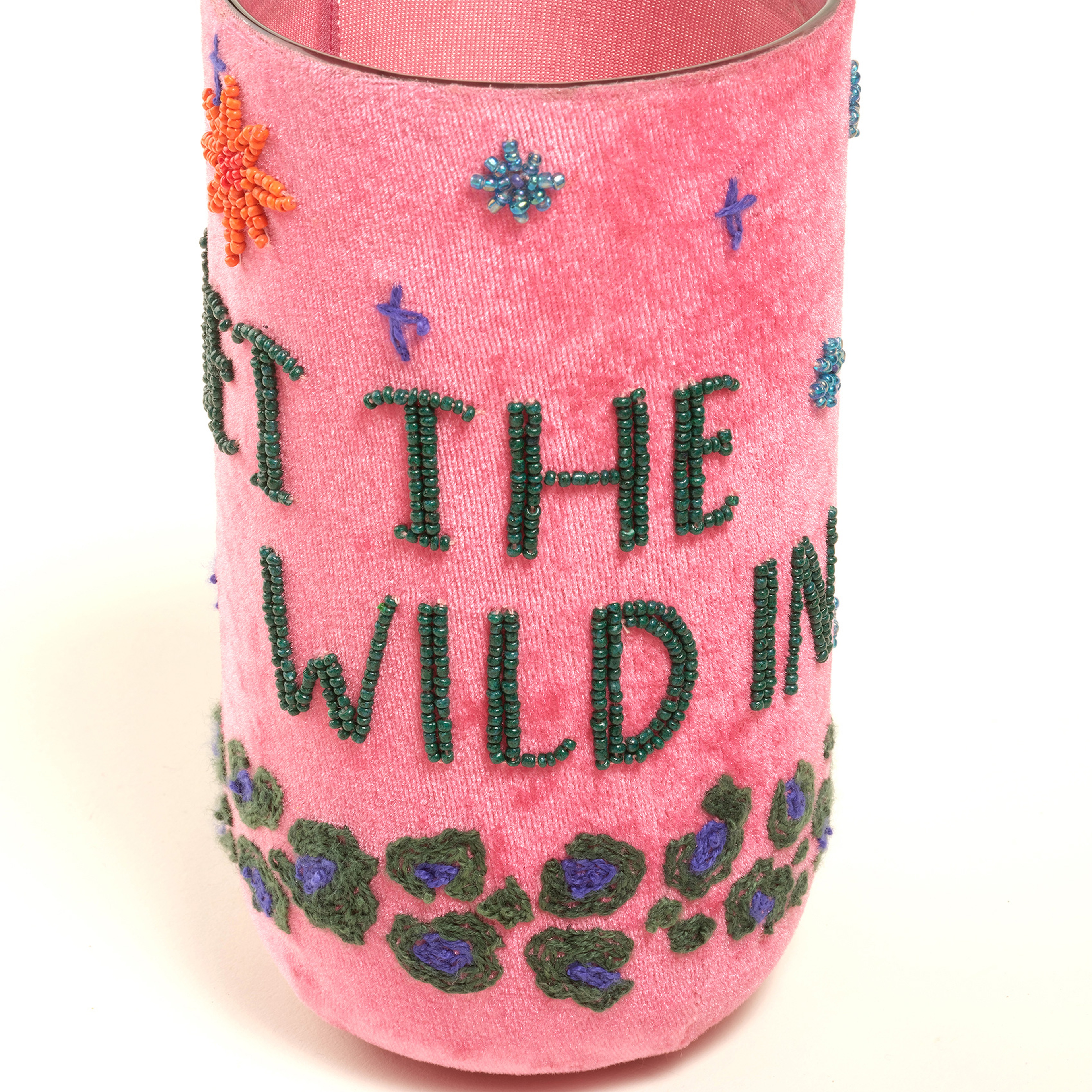 Aravalı El İşi Vazo 10x10x20 Cm Pembe