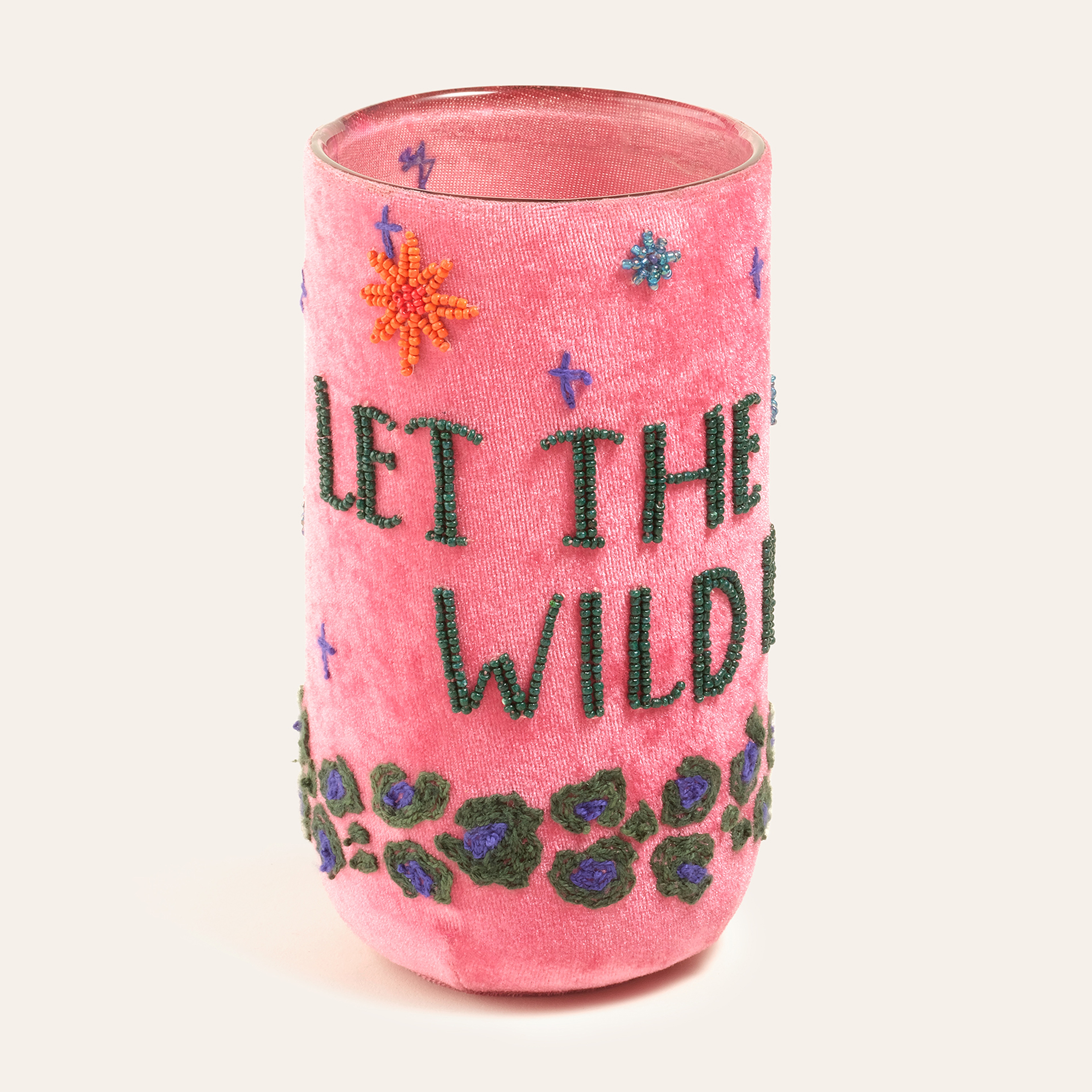 Aravalı El İşi Vazo 10x10x20 Cm Pembe