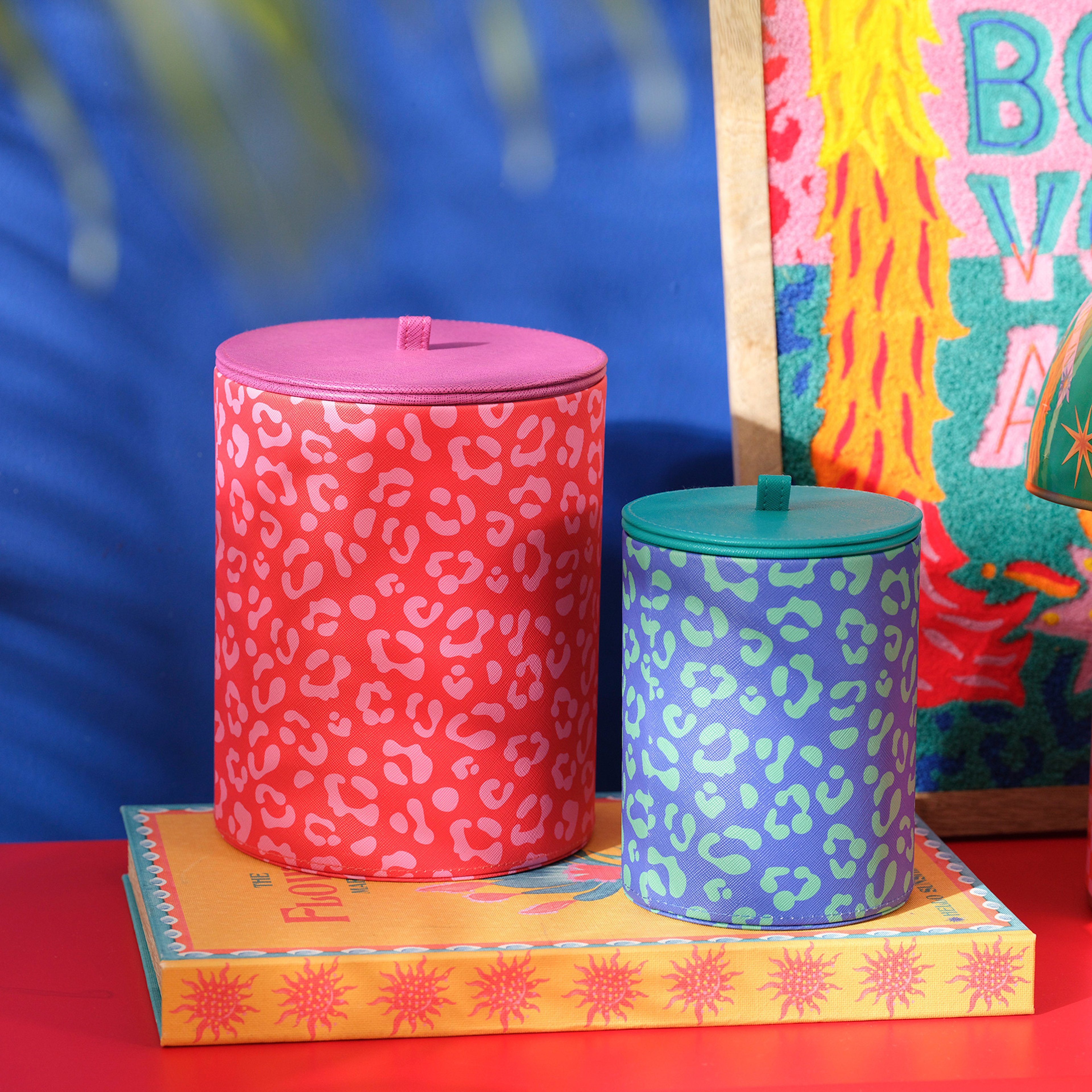 Meılın Pvc Dekoratif Kutu 17.5x21 Cm Kırmızı - Pembe